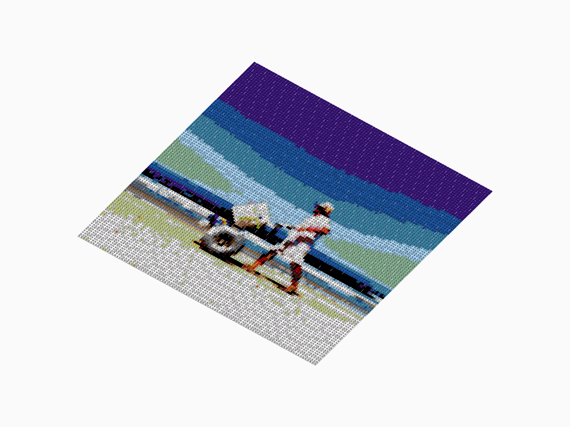 Custom Brick Mosaic