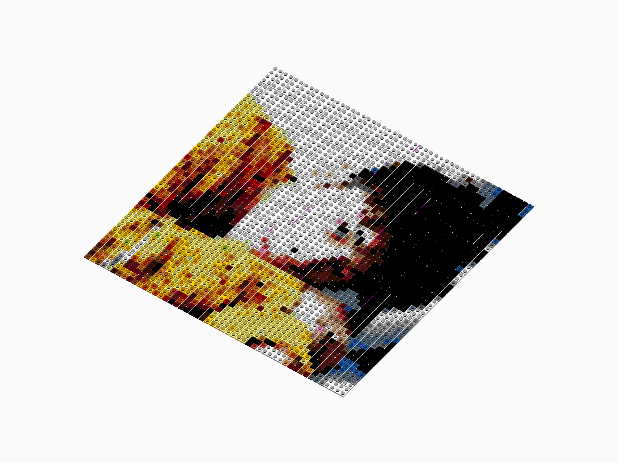 Custom Brick Mosaic