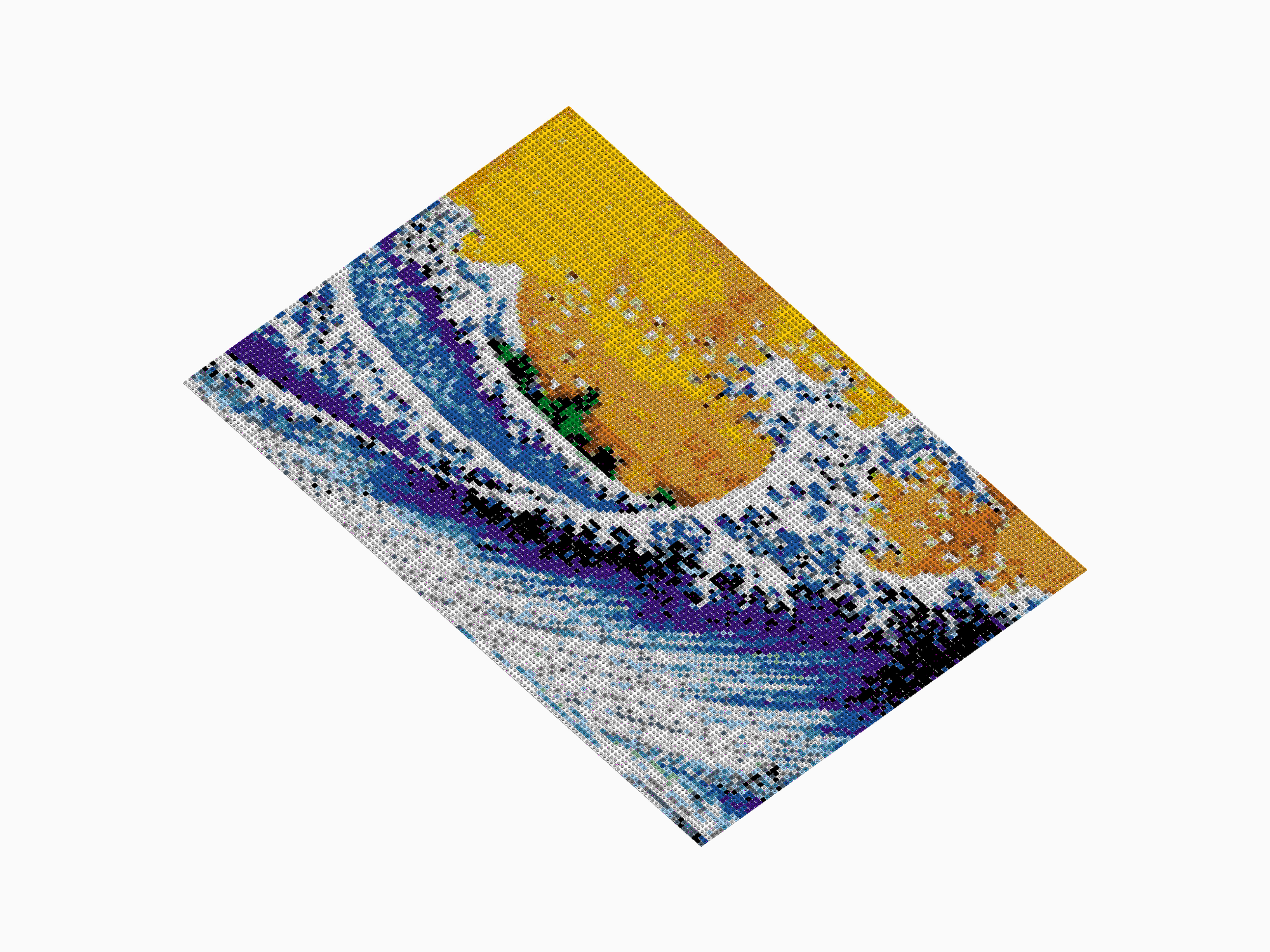 Custom Brick Mosaic