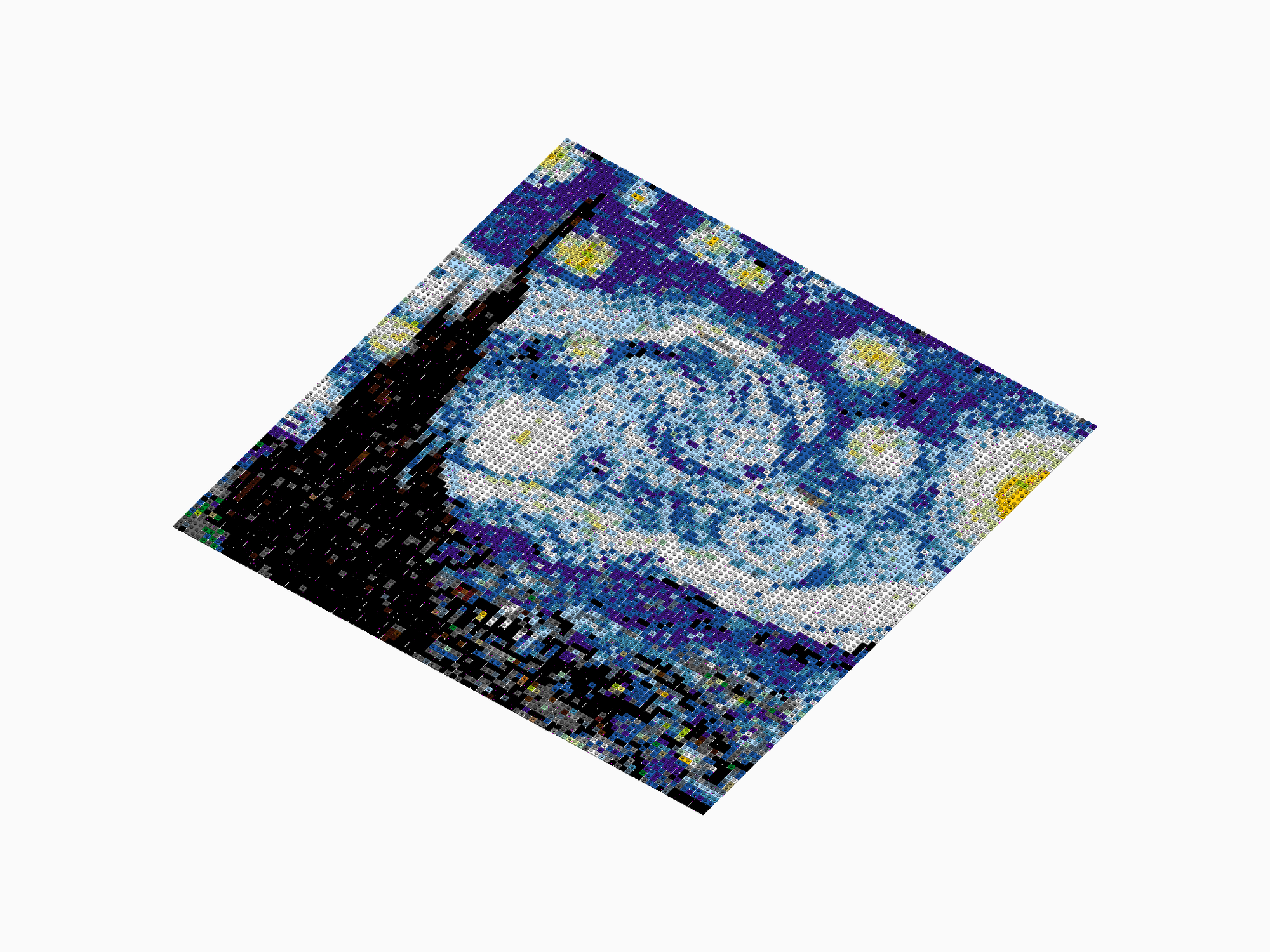 Custom Brick Mosaic