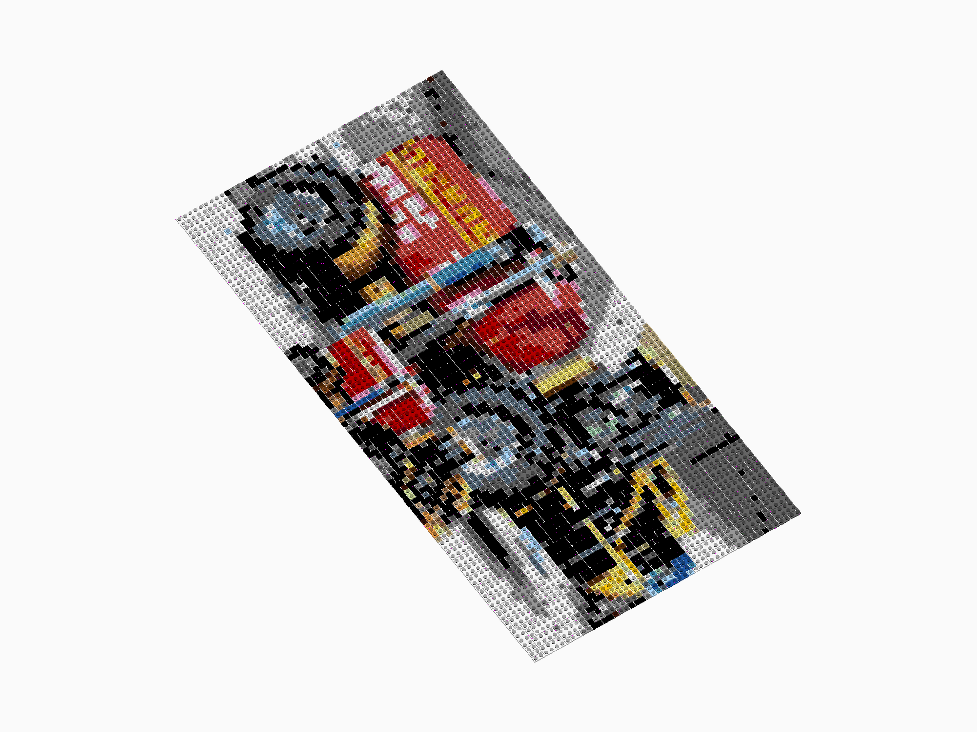 Custom Brick Mosaic