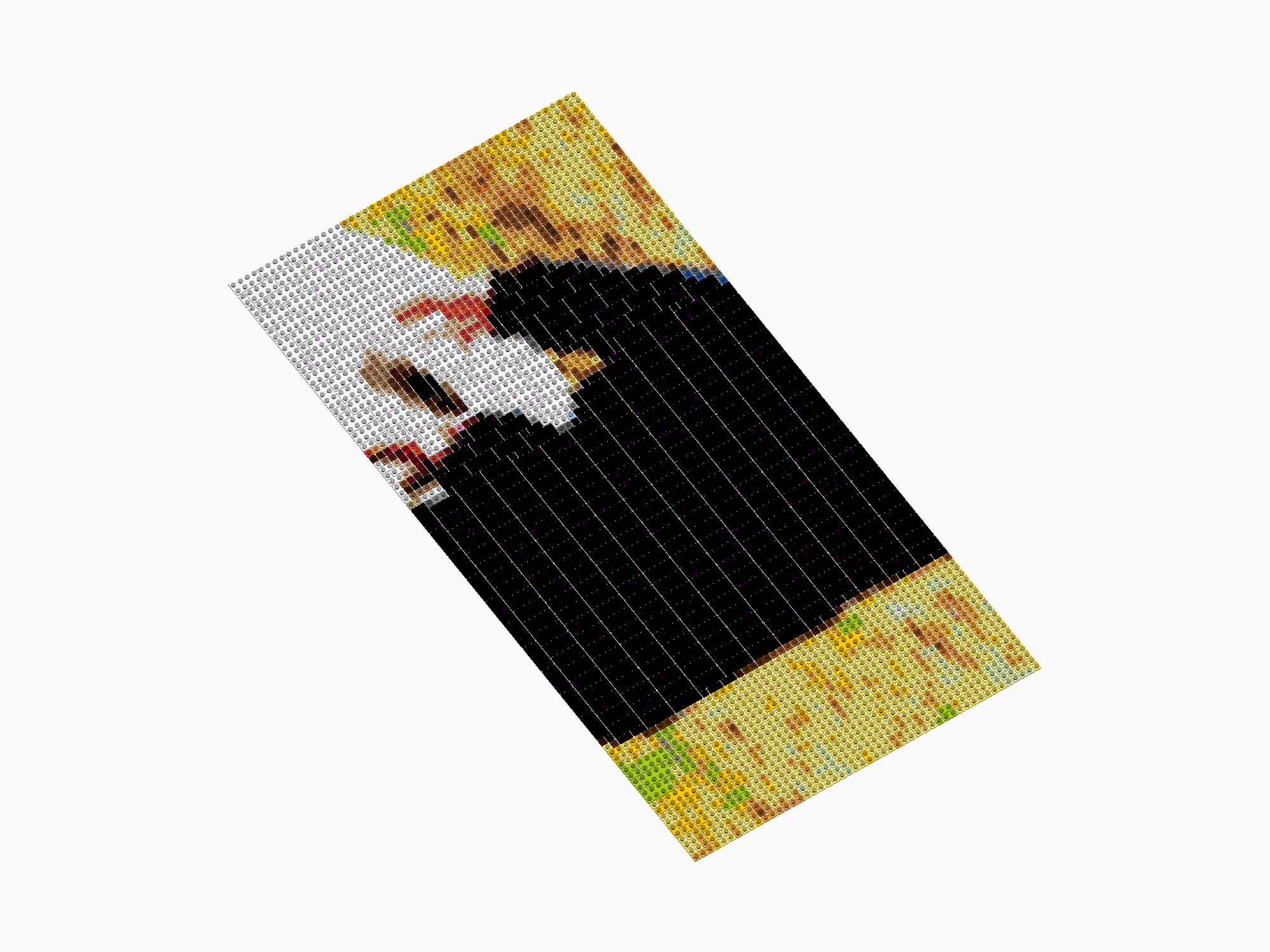 Custom Brick Mosaic
