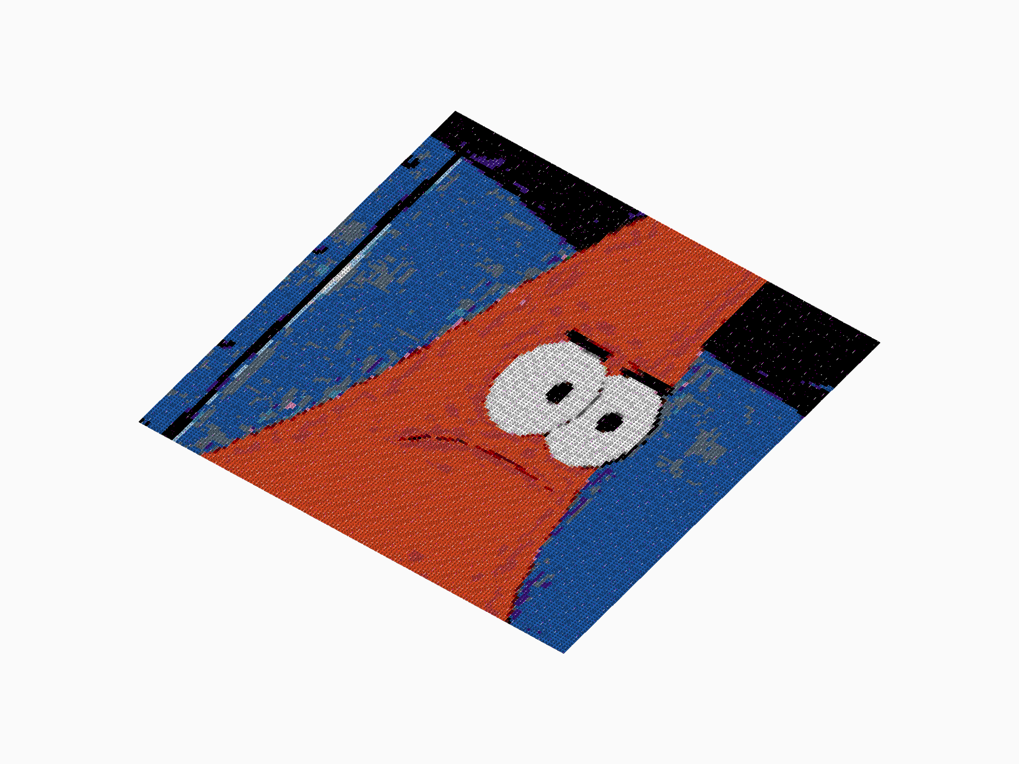 Custom Brick Mosaic