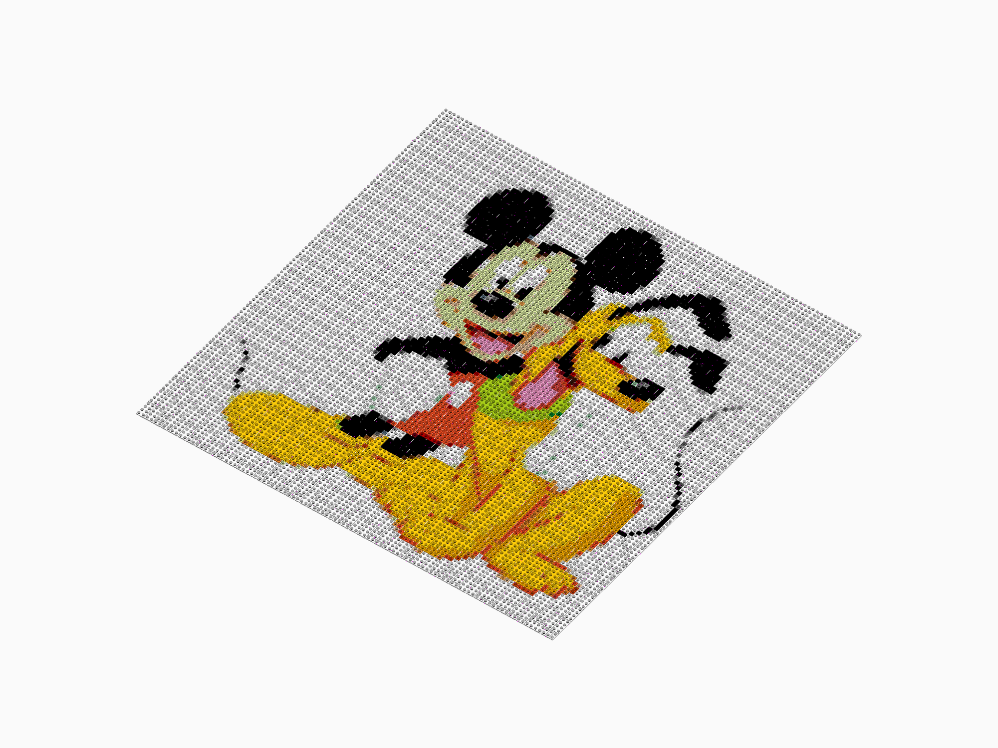 Custom Brick Mosaic