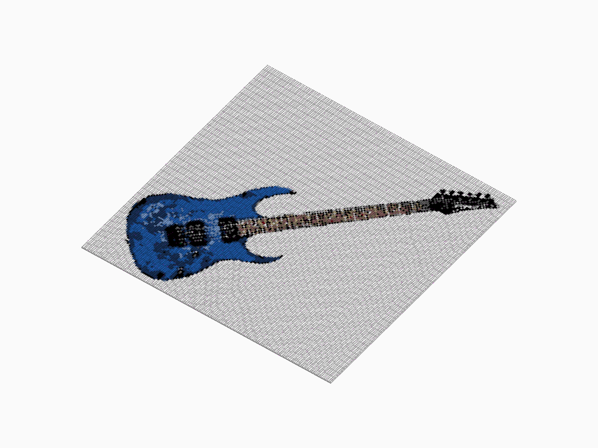 Custom Brick Mosaic