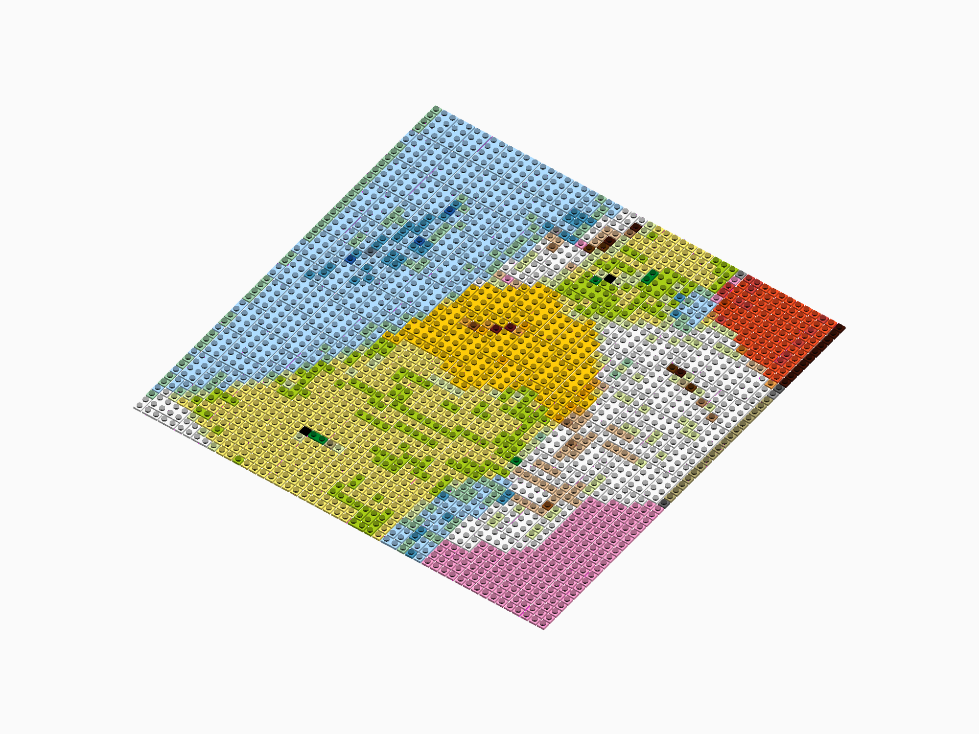 Custom Brick Mosaic