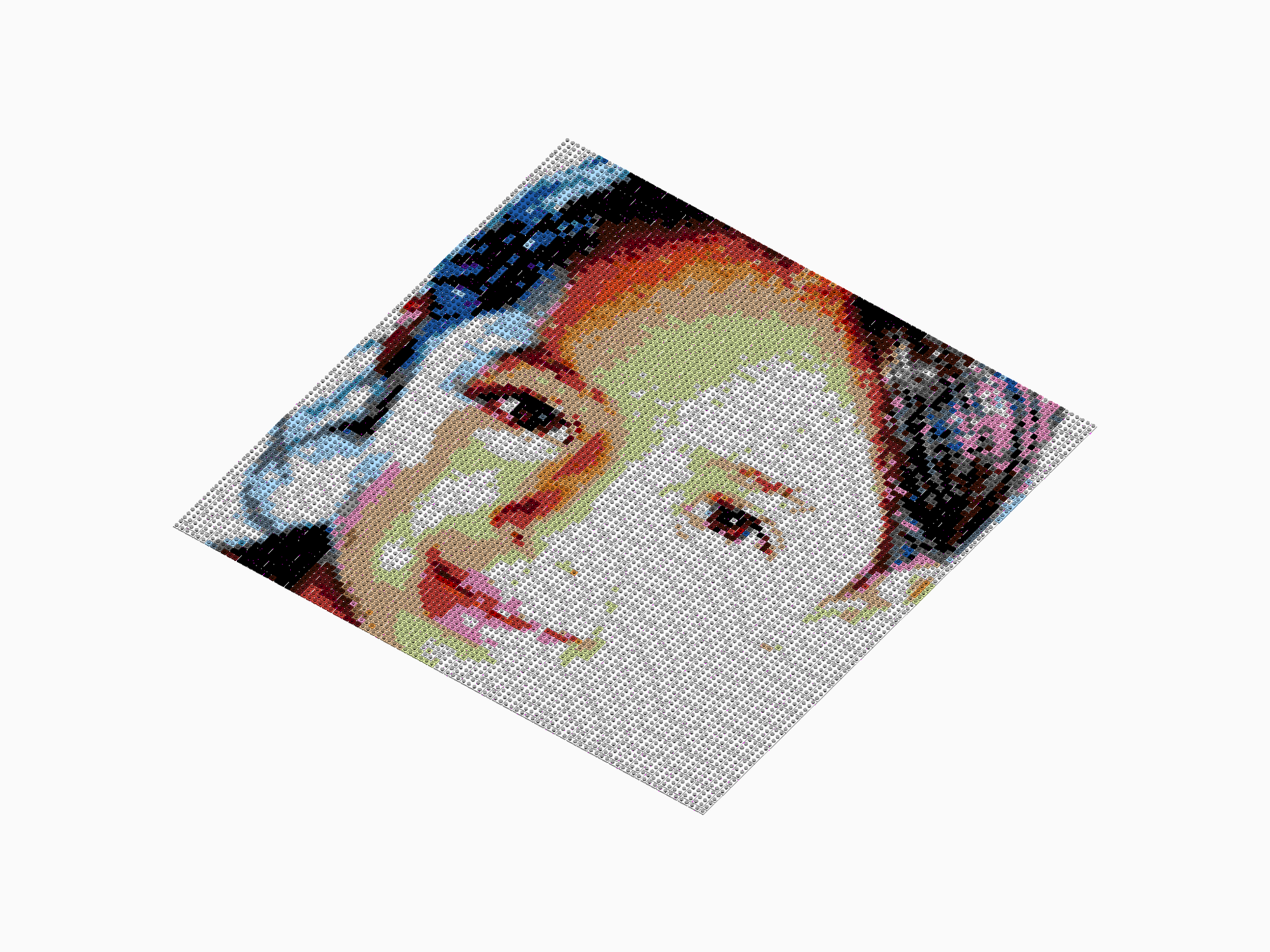 Custom Brick Mosaic