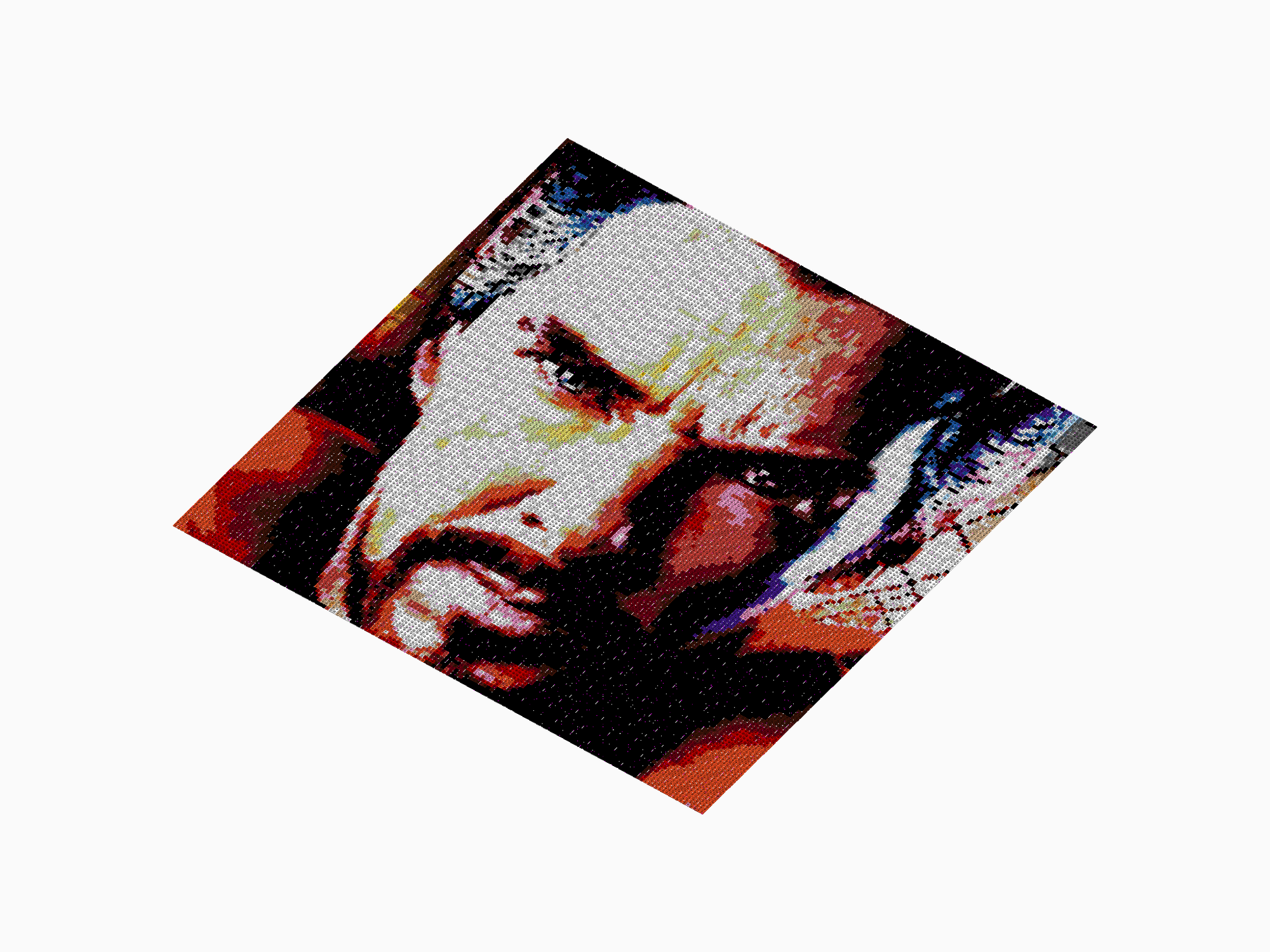 Custom Brick Mosaic