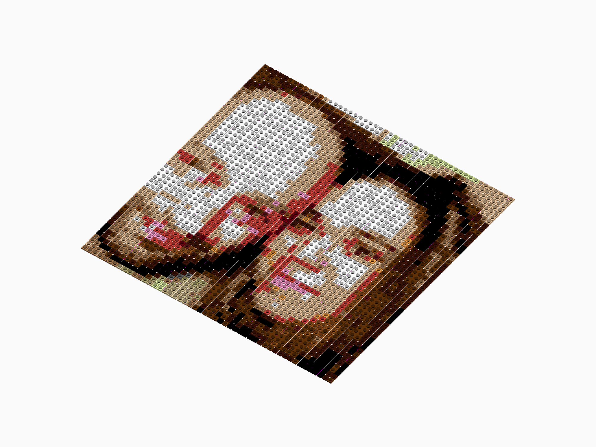 Custom Brick Mosaic