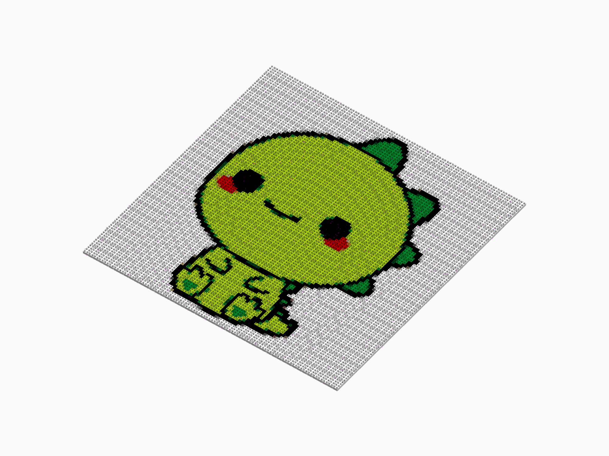 Custom Brick Mosaic