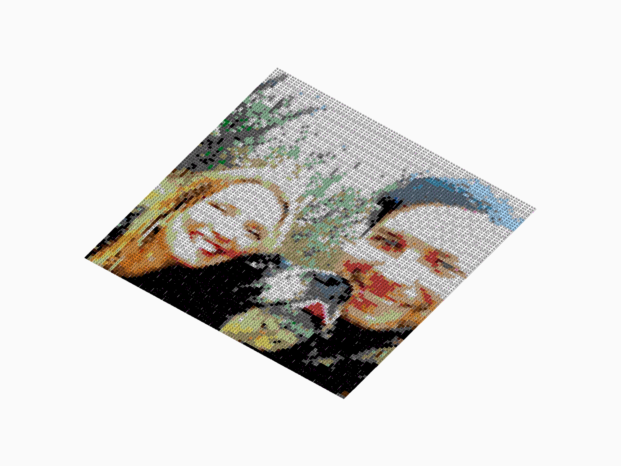 Custom Brick Mosaic