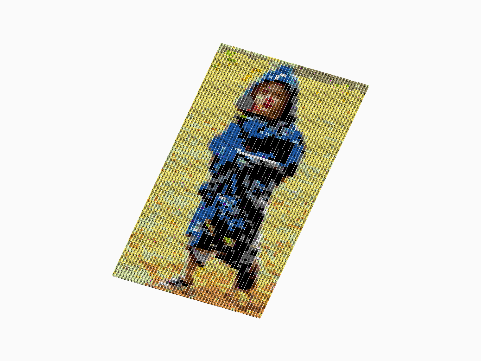 Custom Brick Mosaic