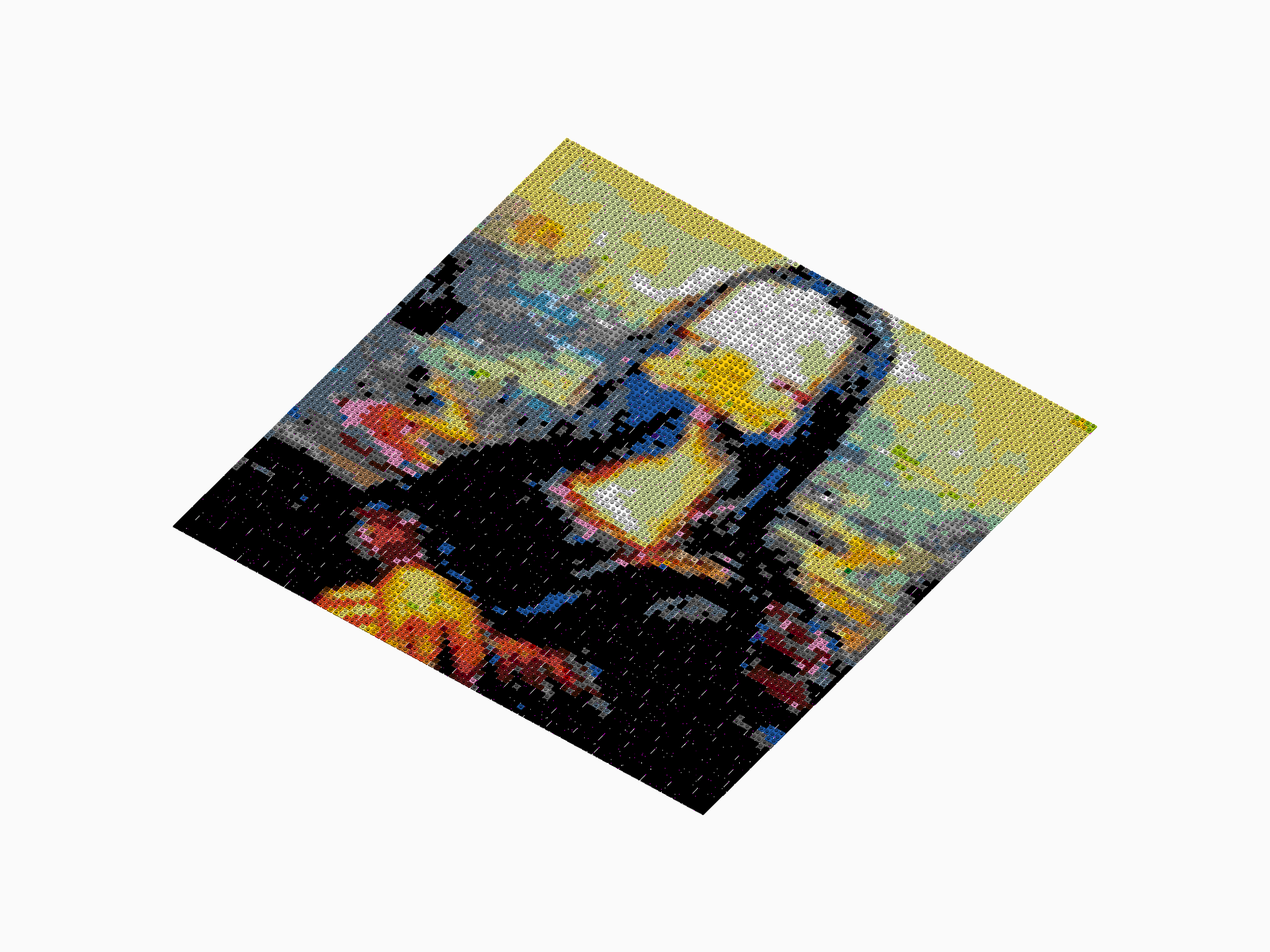 Custom Brick Mosaic