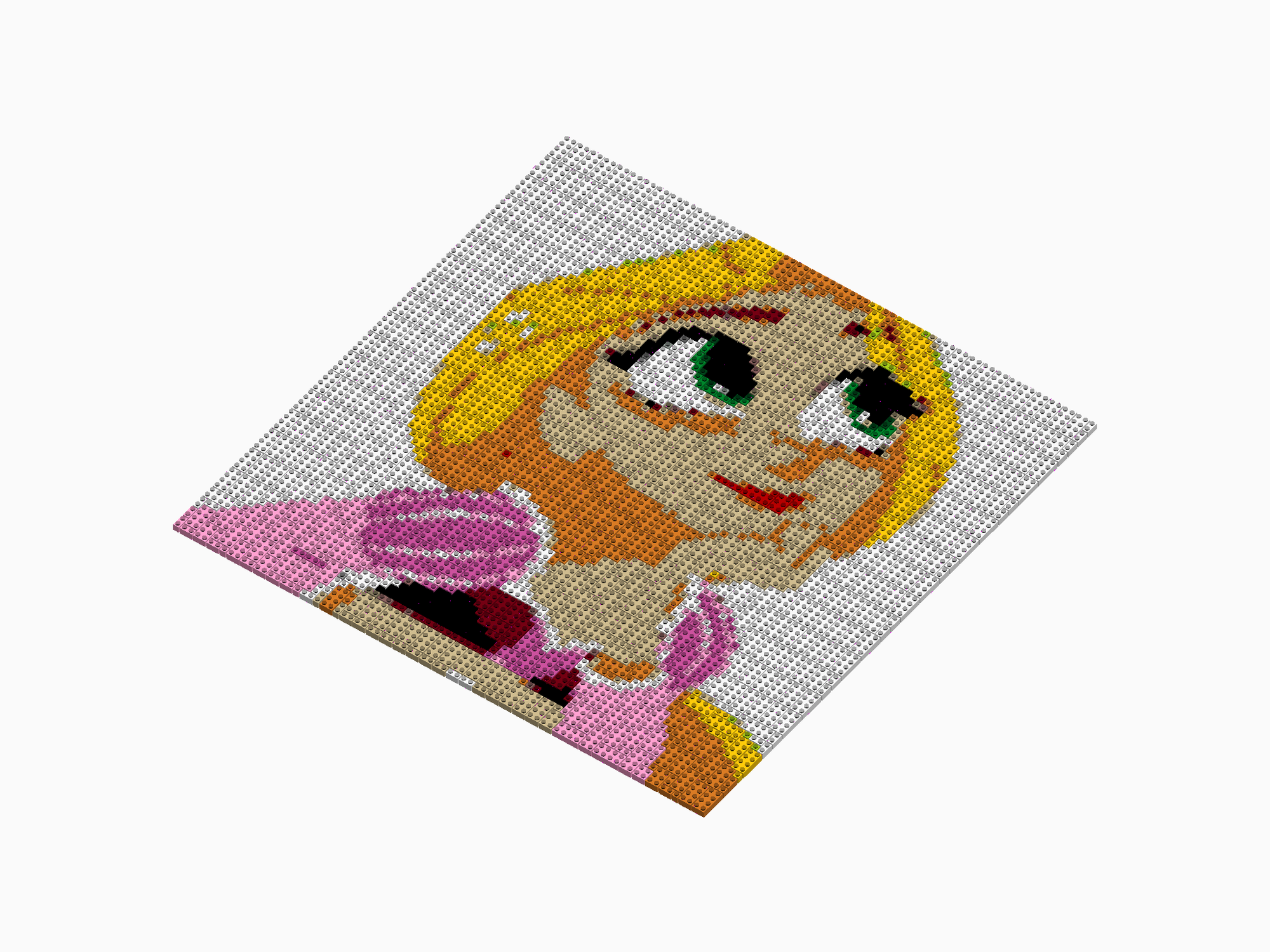 Custom Brick Mosaic