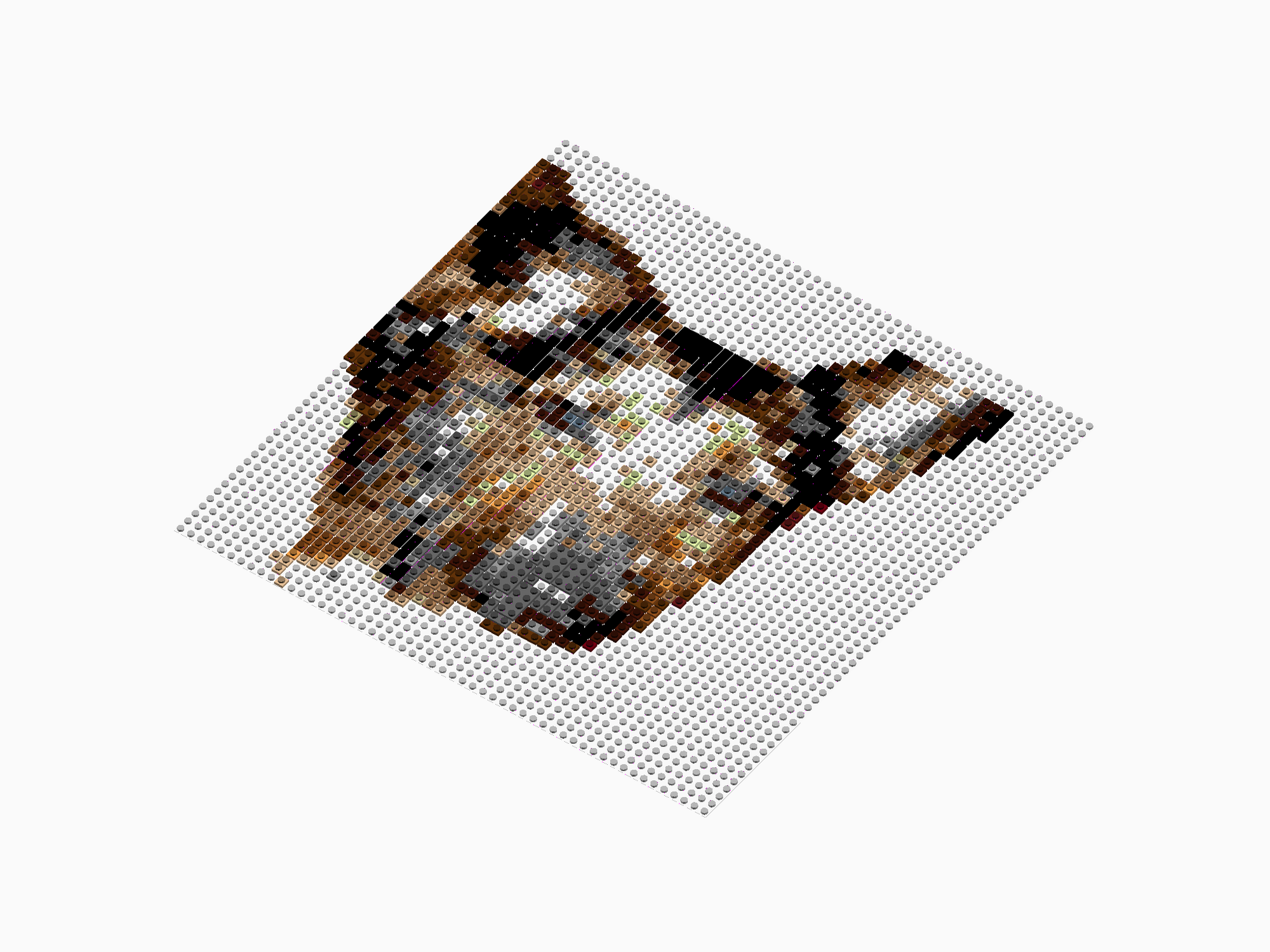 Custom Brick Mosaic