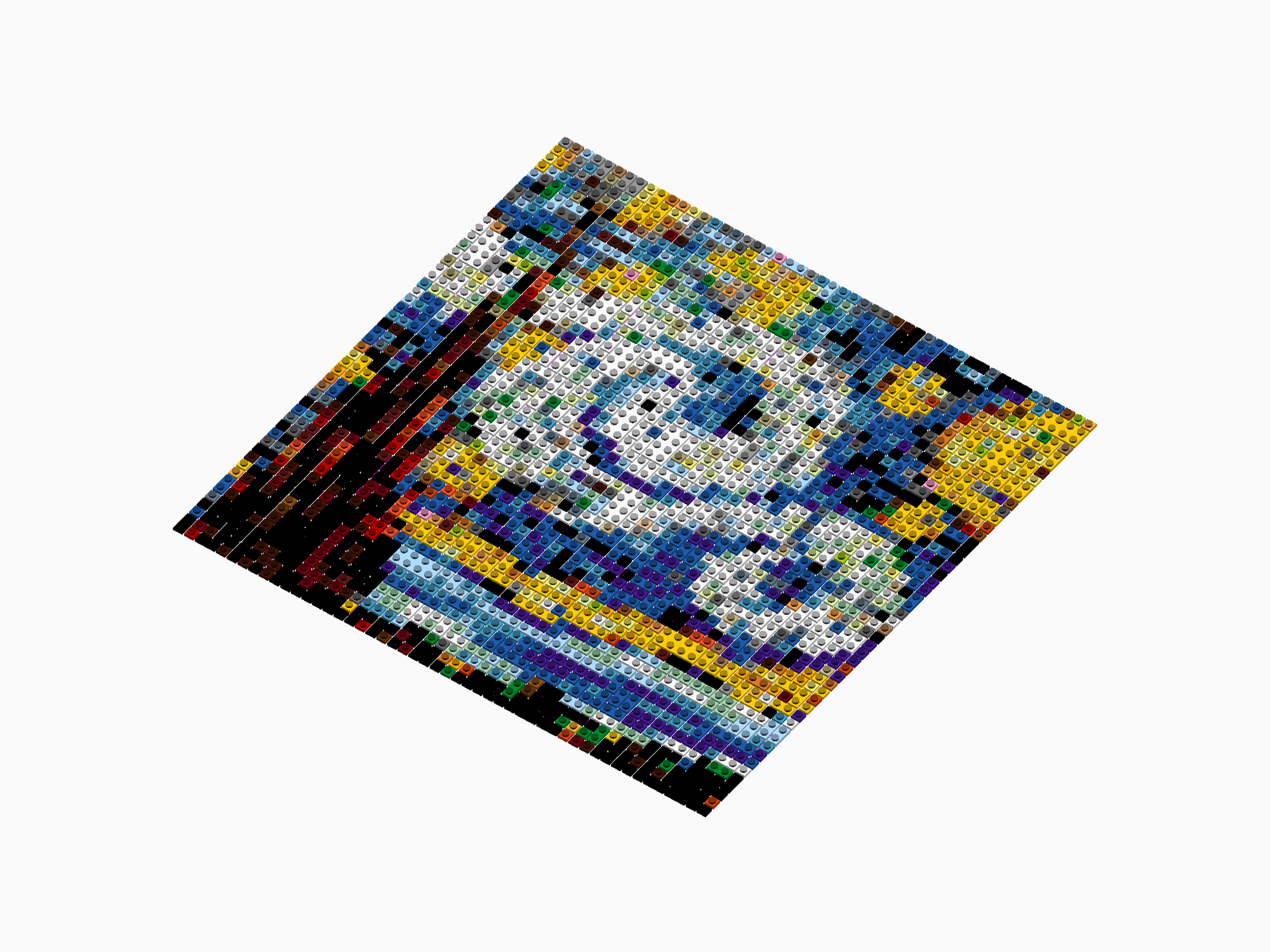 Custom Brick Mosaic