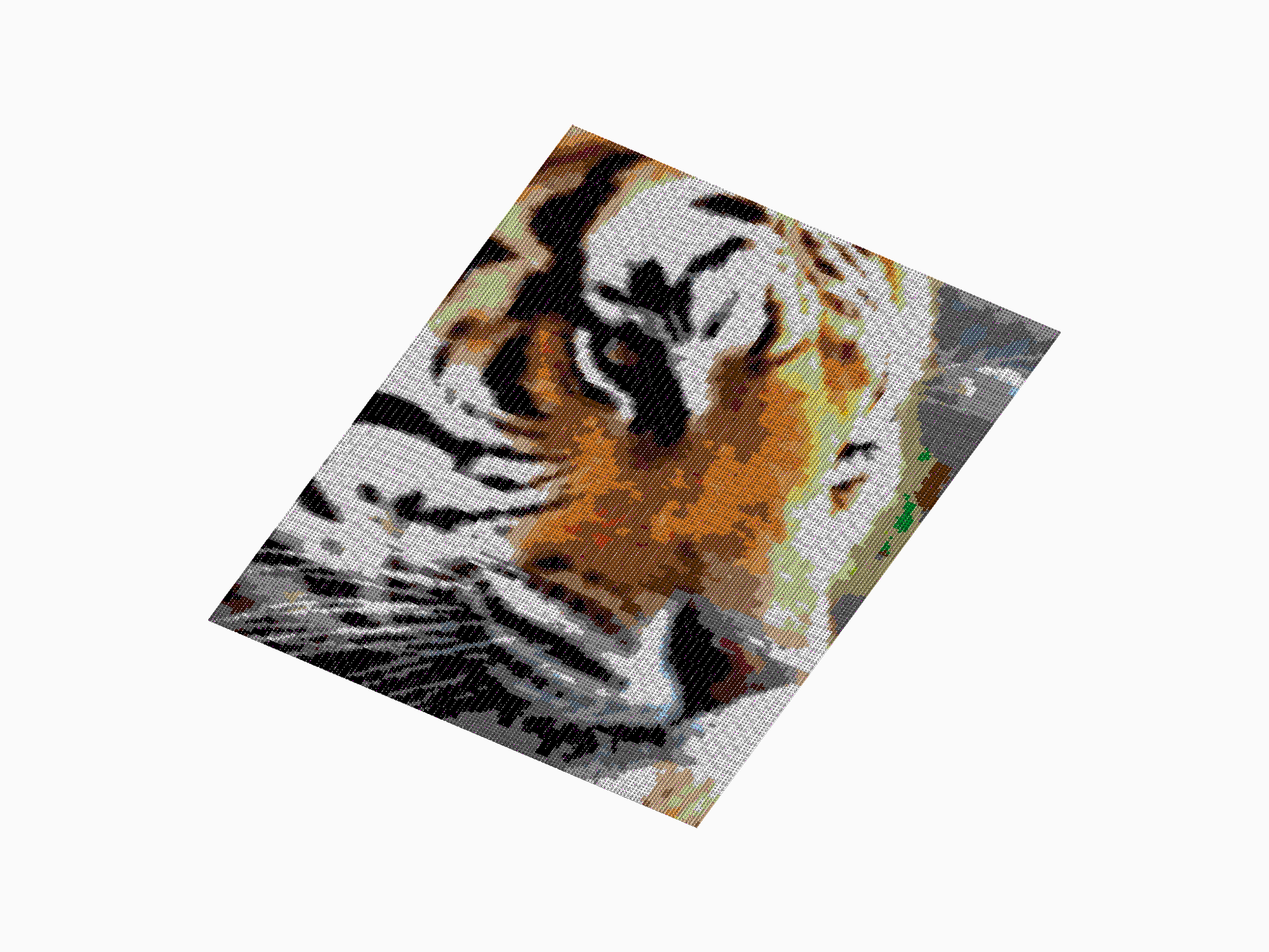 Custom Brick Mosaic