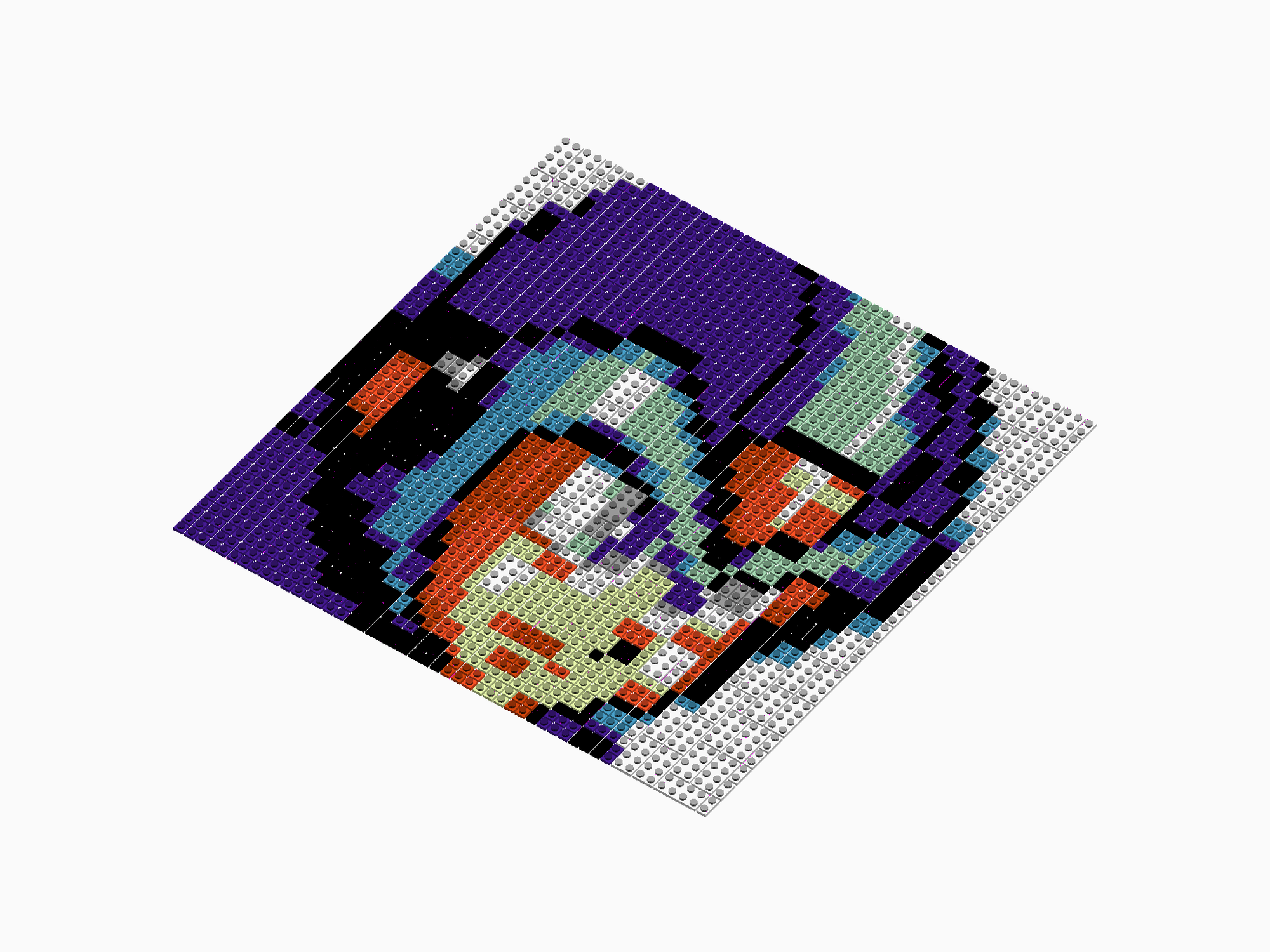Custom Brick Mosaic