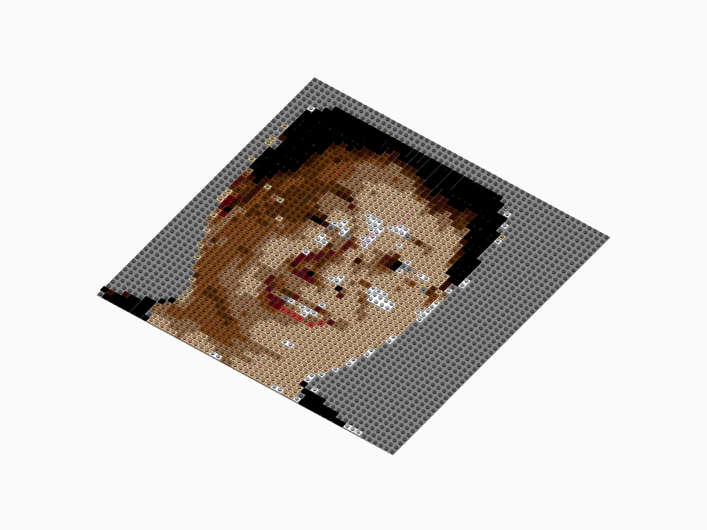Custom Brick Mosaic