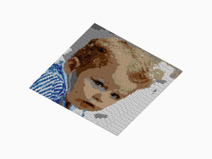 Custom Brick Mosaic