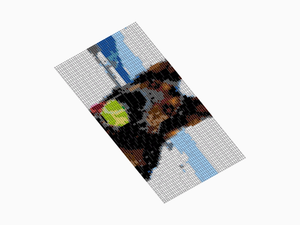 Custom Brick Mosaic