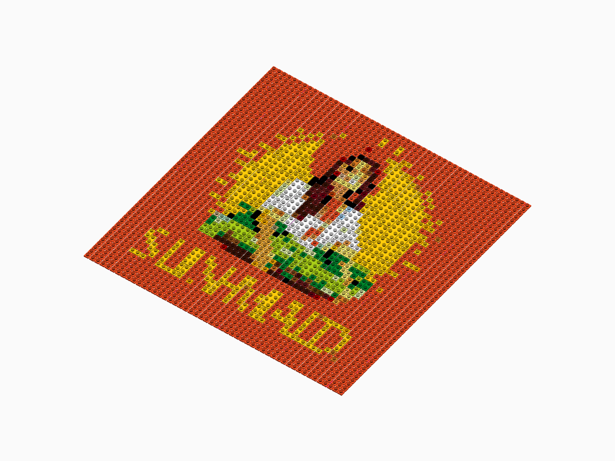 Custom Brick Mosaic
