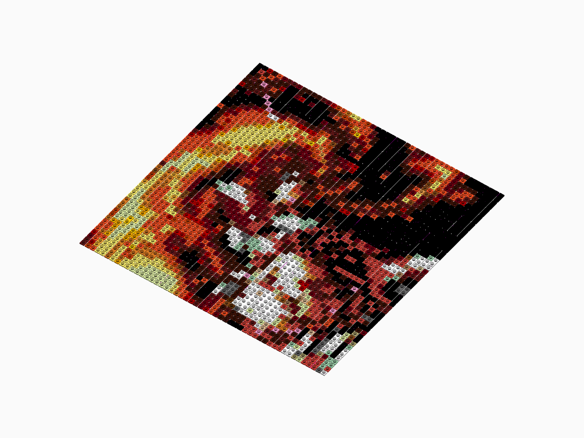 Custom Brick Mosaic
