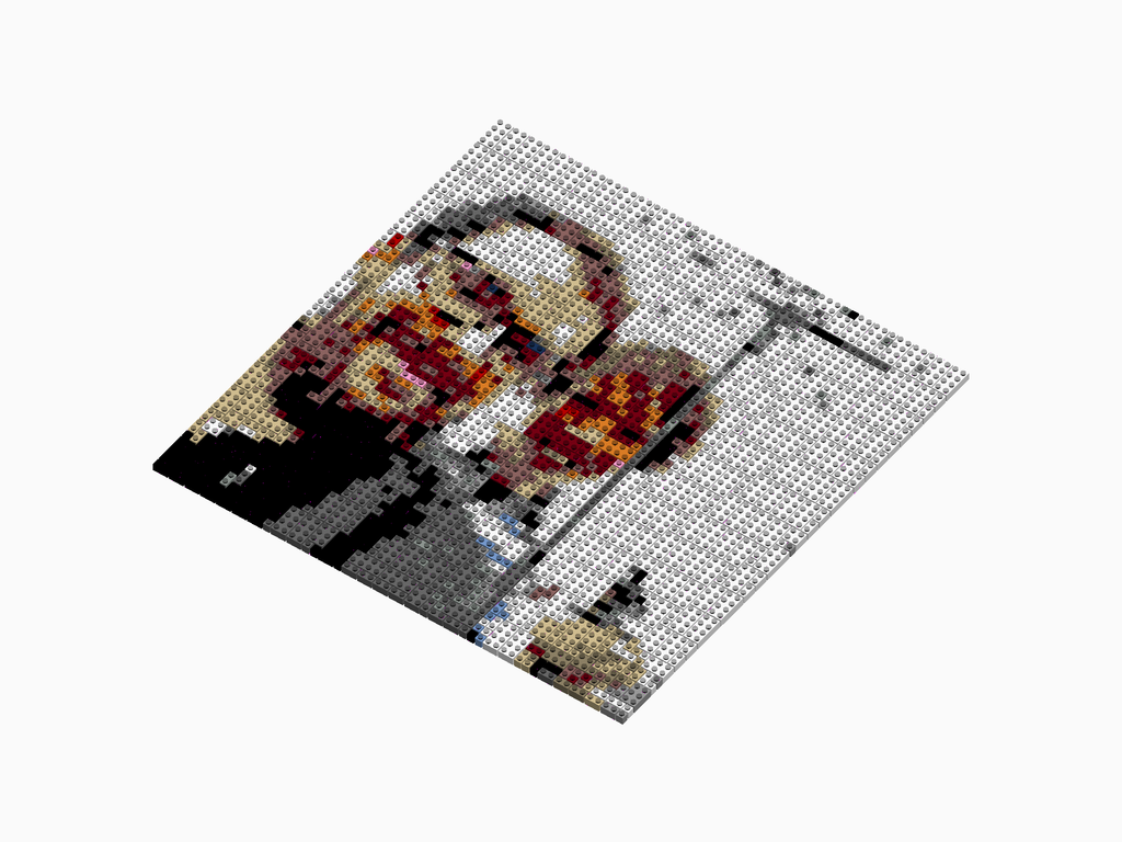 Custom Brick Mosaic