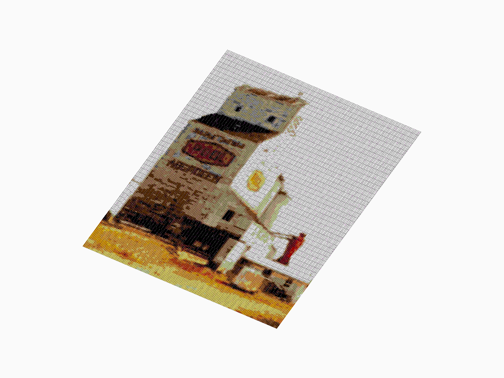 Custom Brick Mosaic