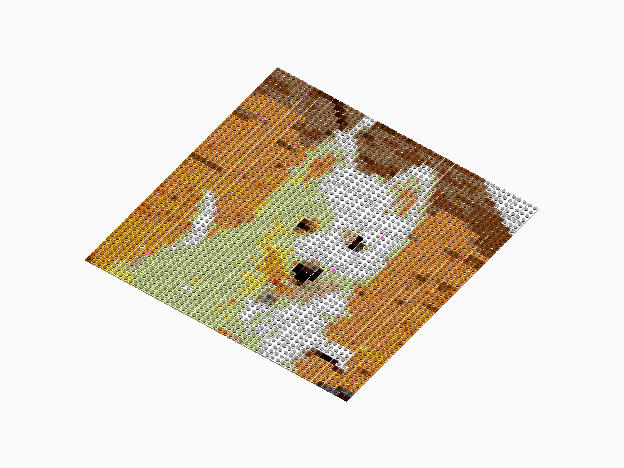 Custom Brick Mosaic