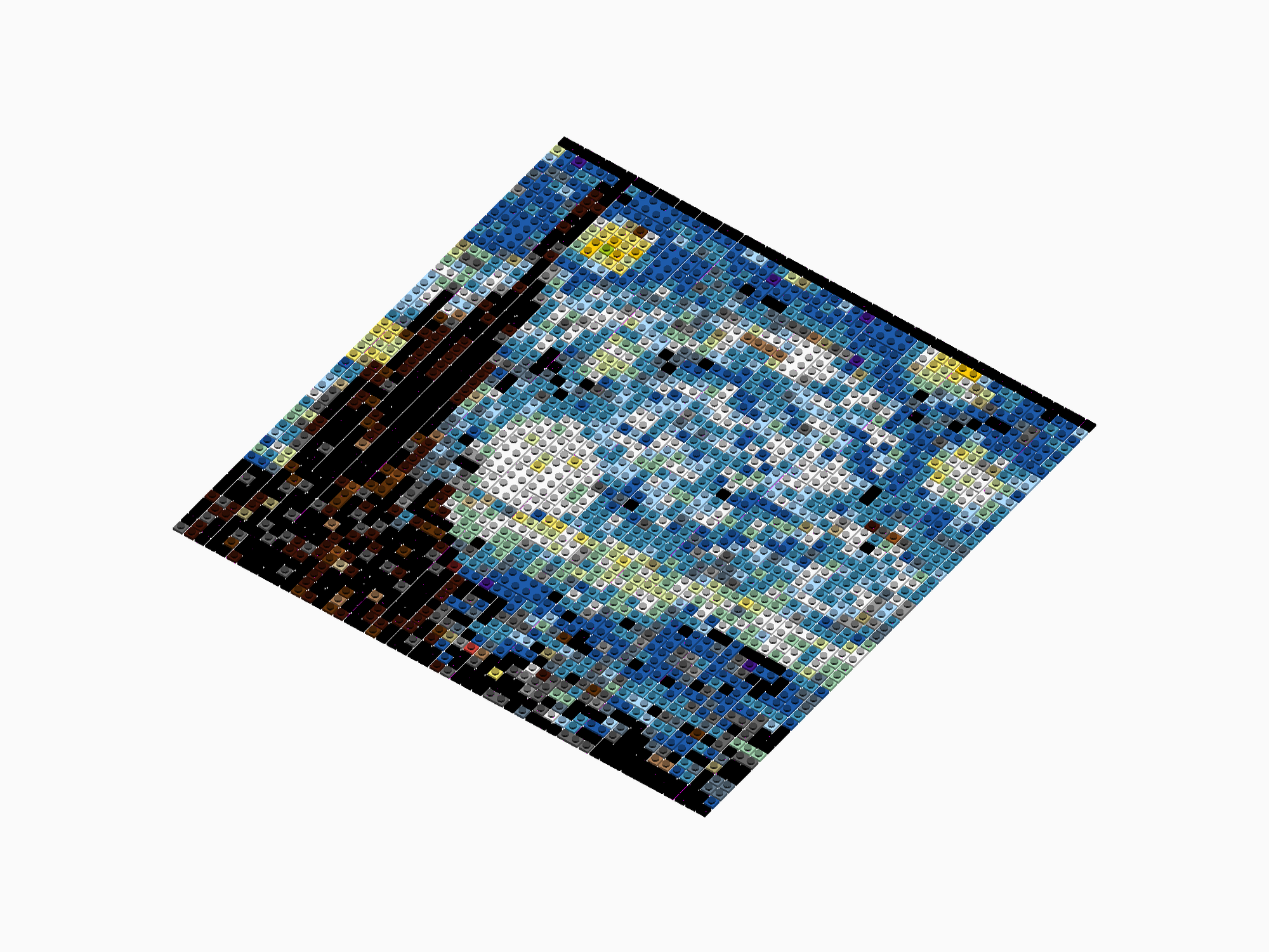 Custom Brick Mosaic