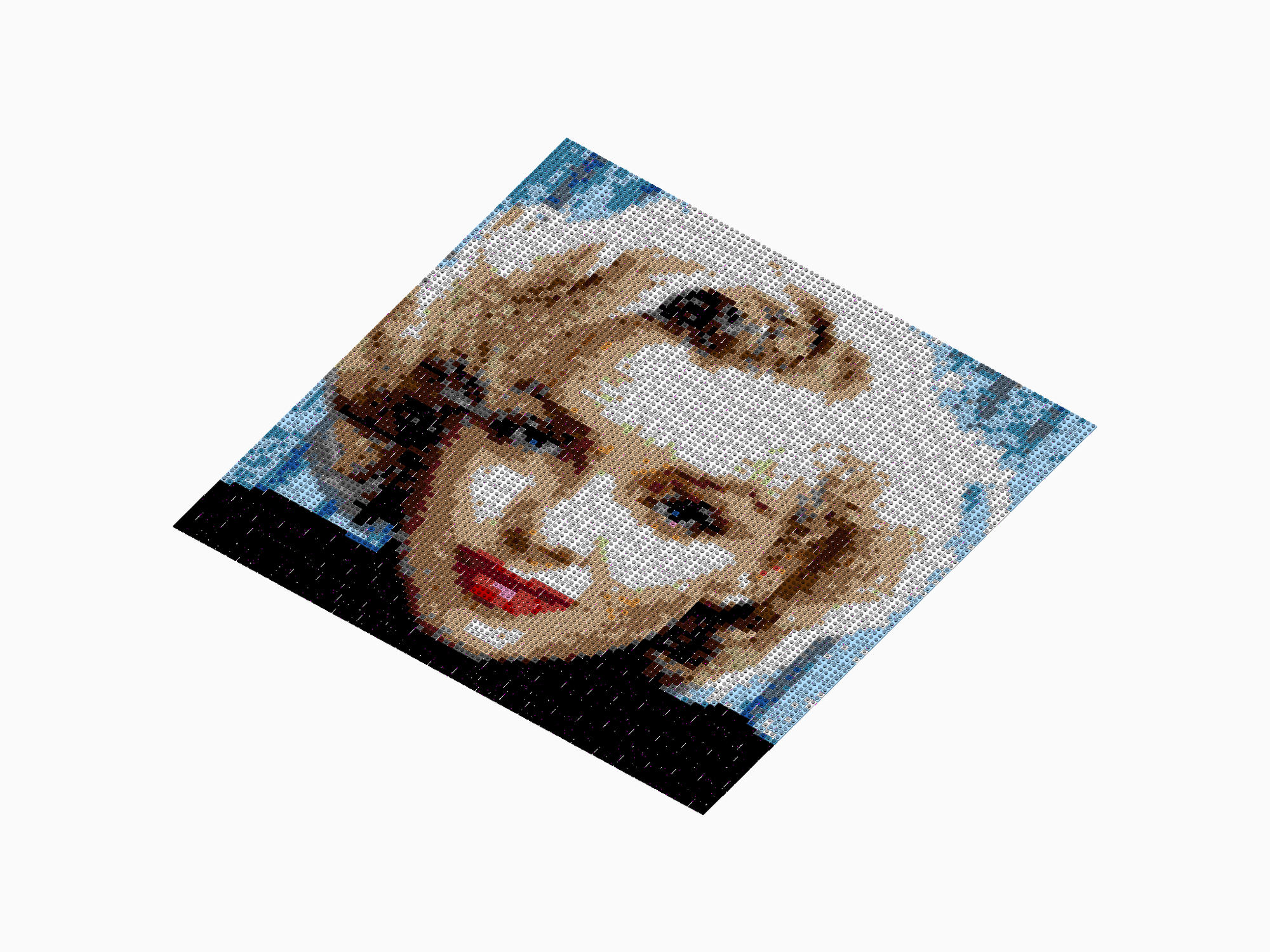 Custom Brick Mosaic