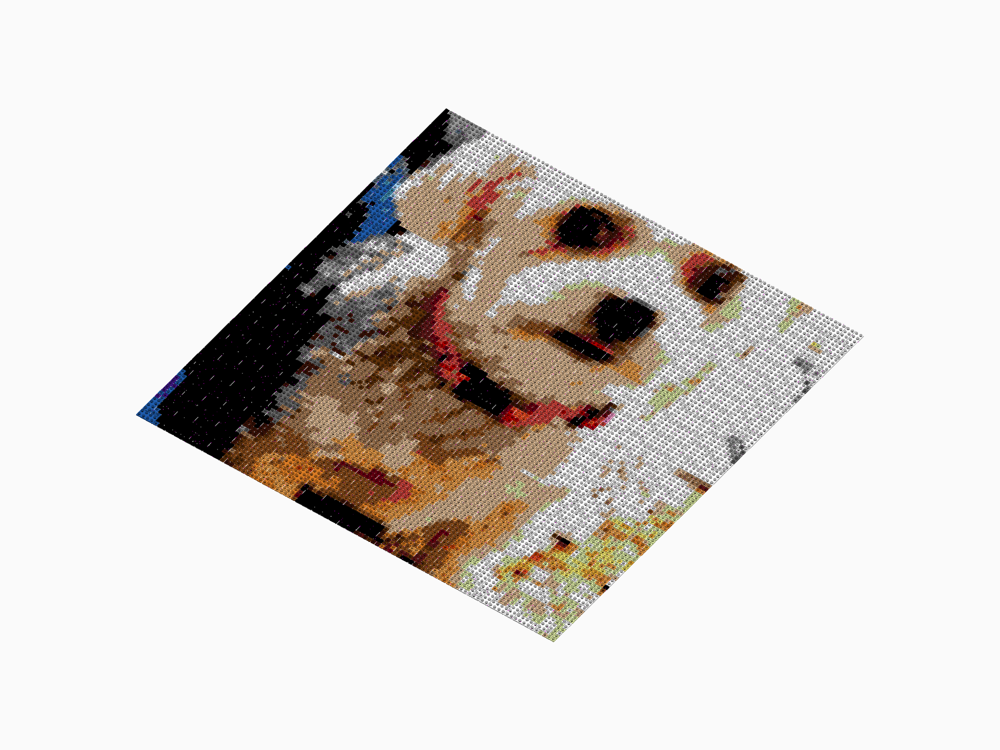 Custom Brick Mosaic