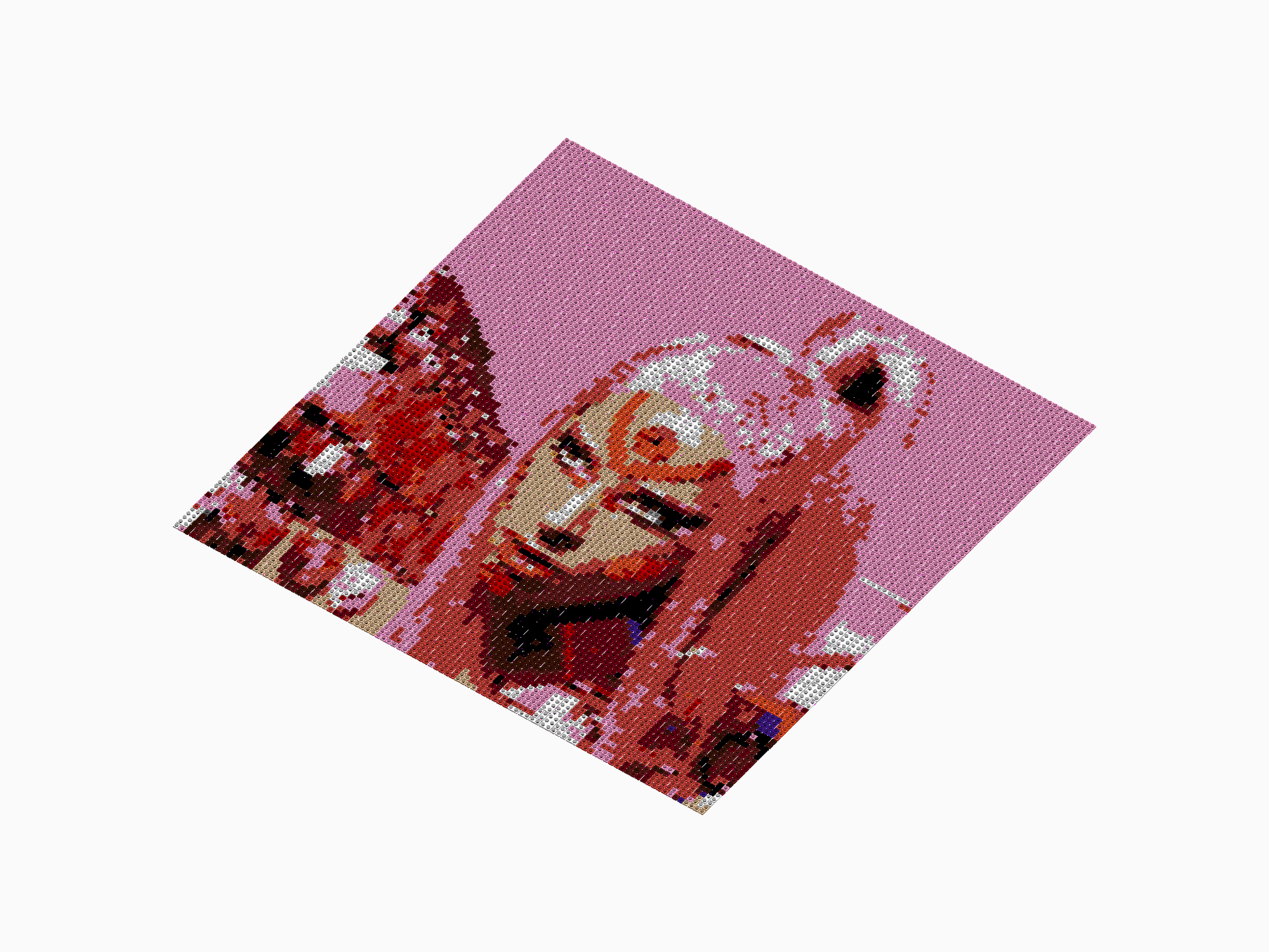Custom Brick Mosaic