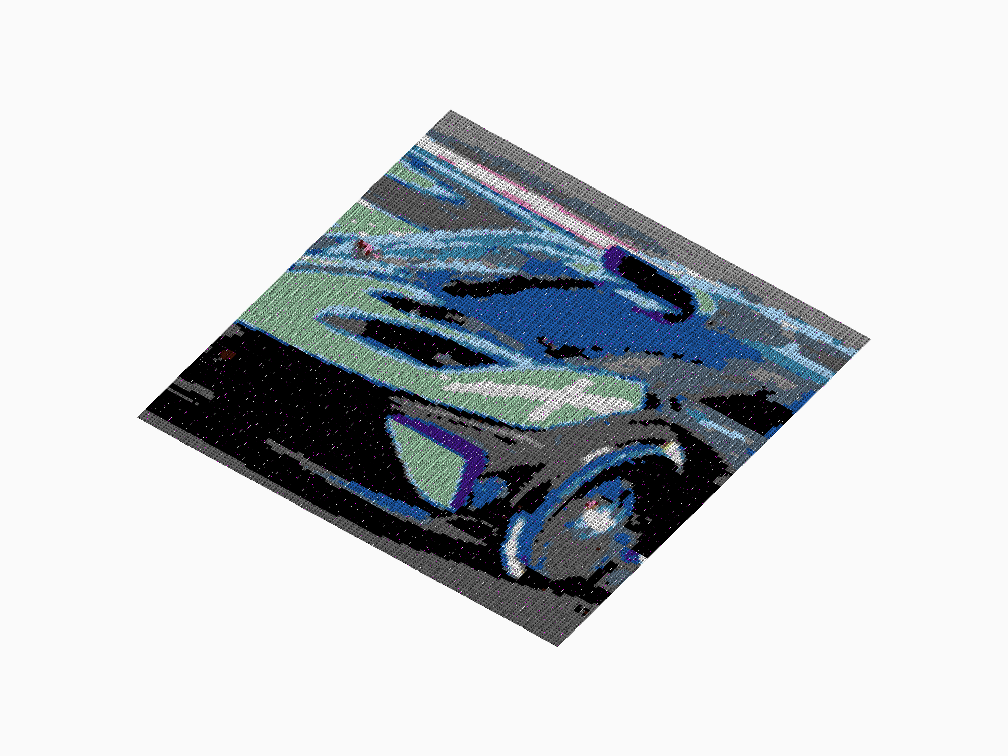 Custom Brick Mosaic