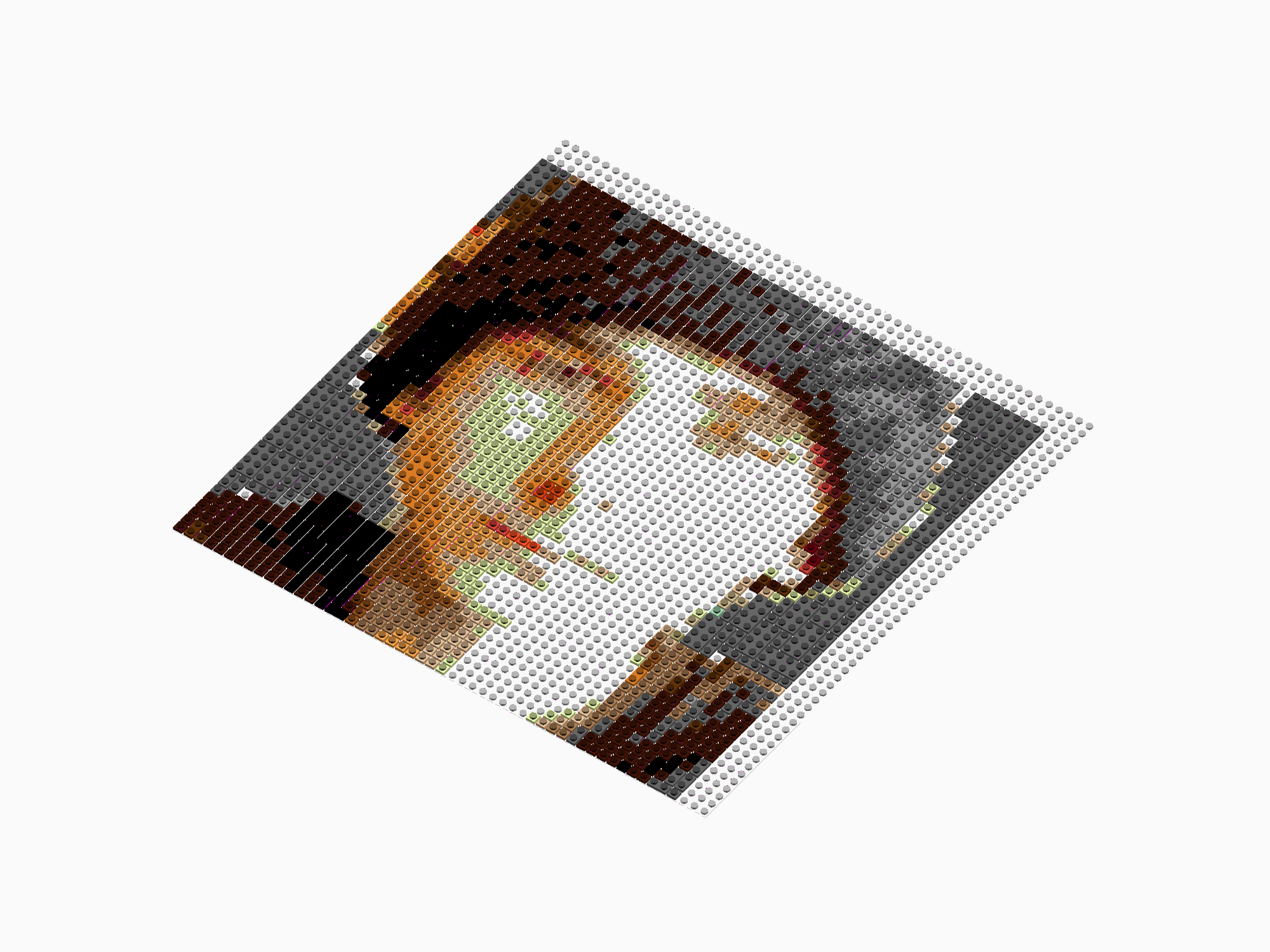 Custom Brick Mosaic