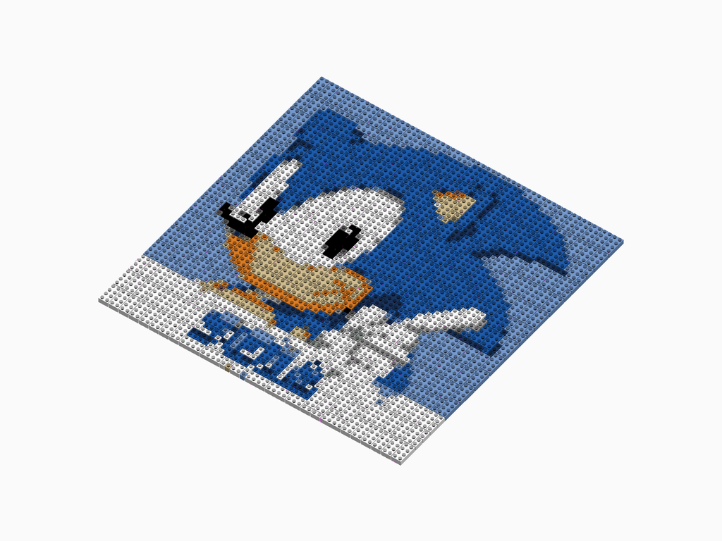 Custom Brick Mosaic