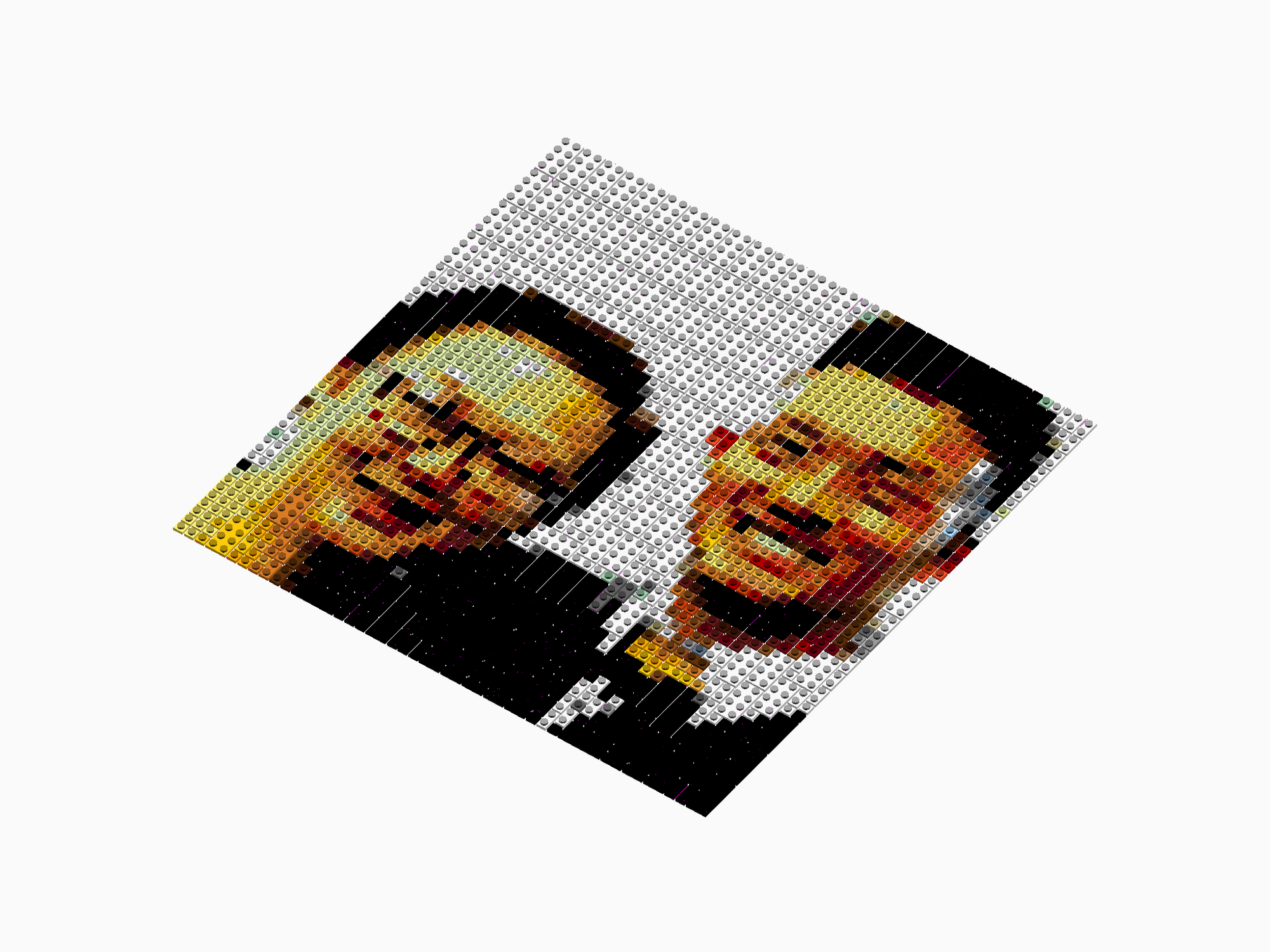 Custom Brick Mosaic