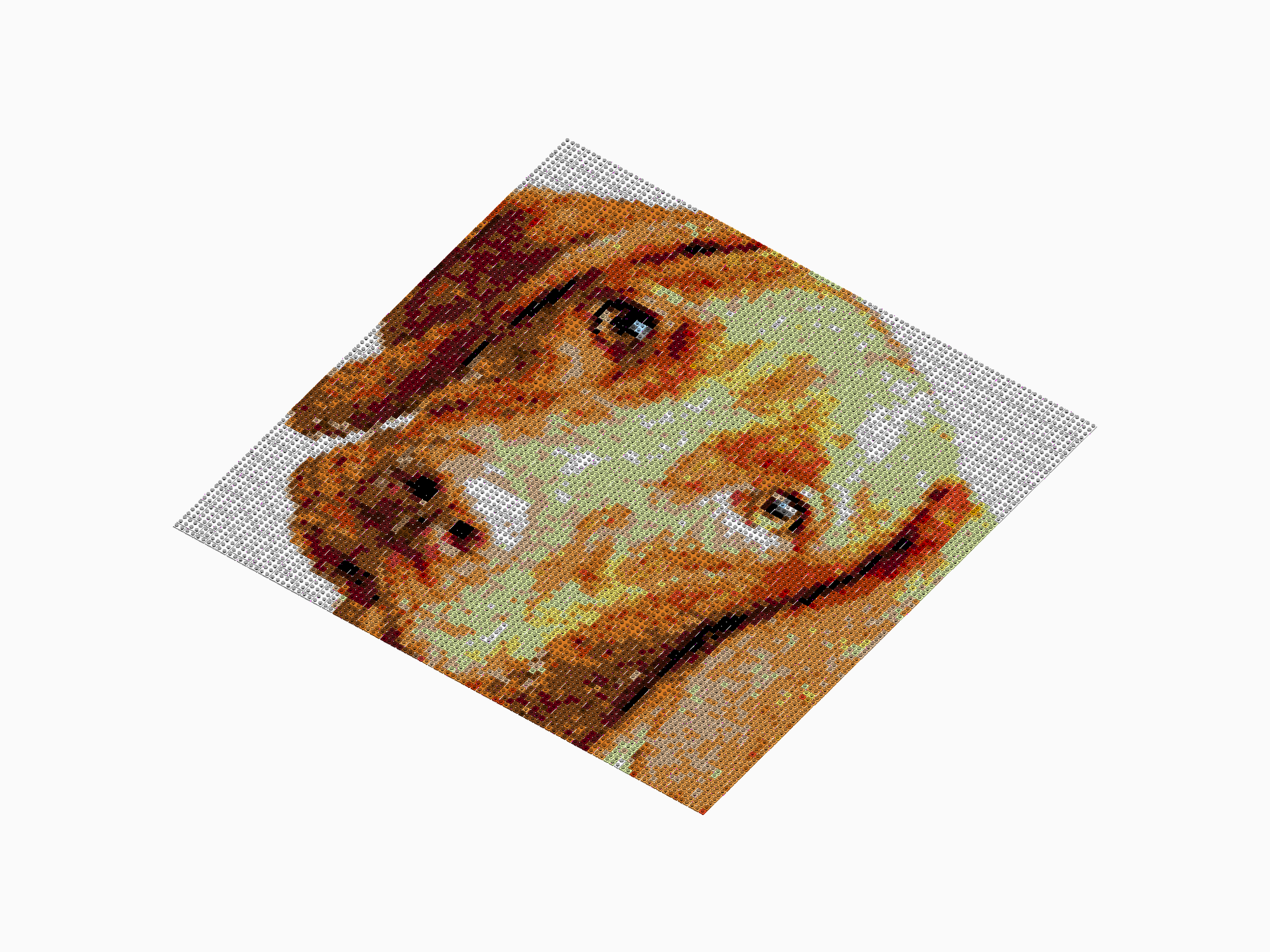 Custom Brick Mosaic