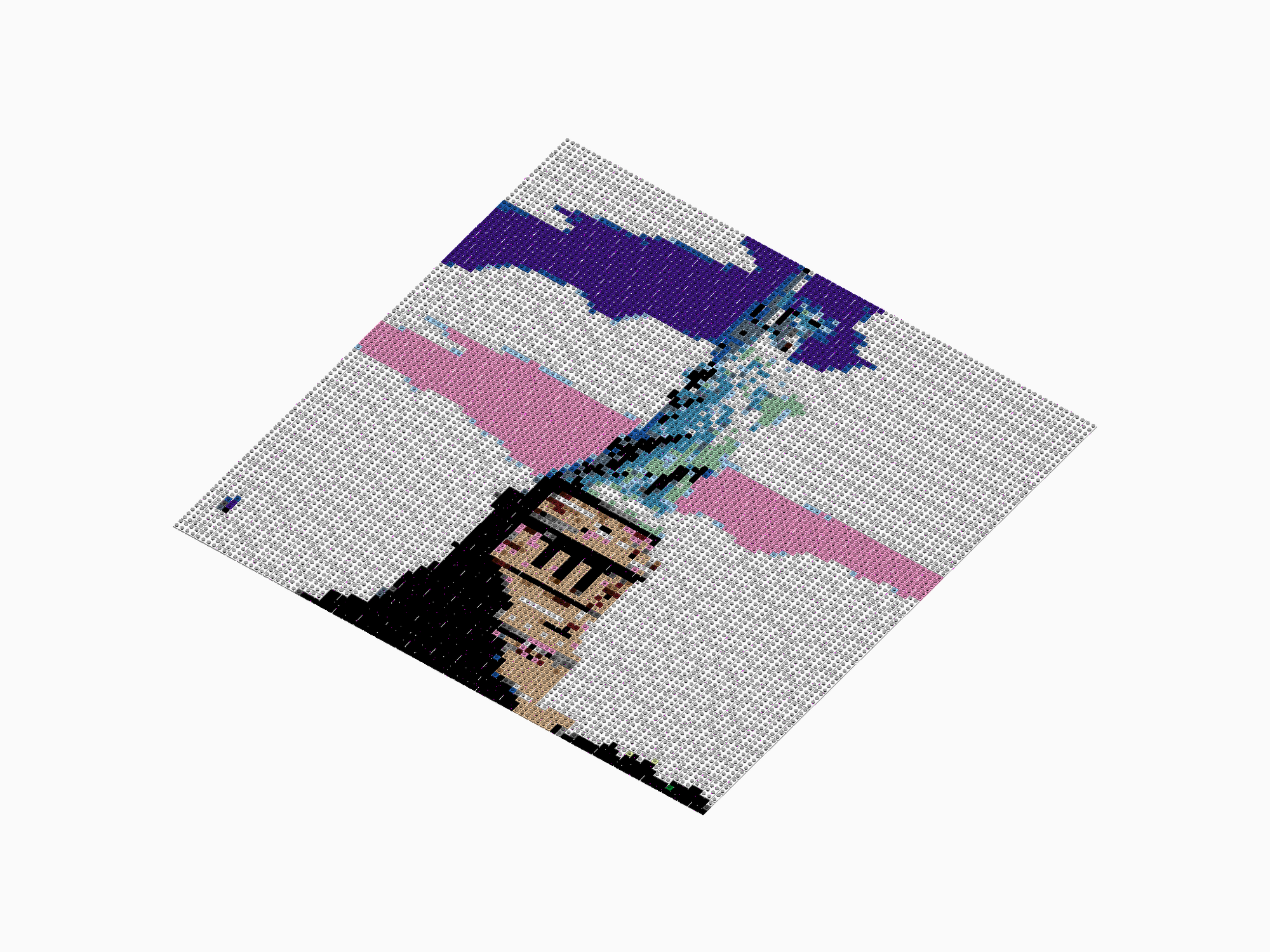 Custom Brick Mosaic