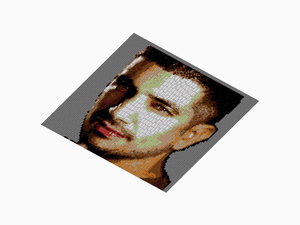 Custom Brick Mosaic