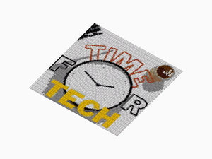 Custom Brick Mosaic