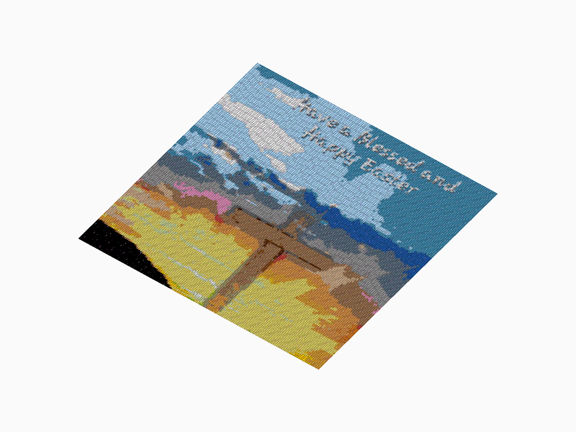 Custom Brick Mosaic