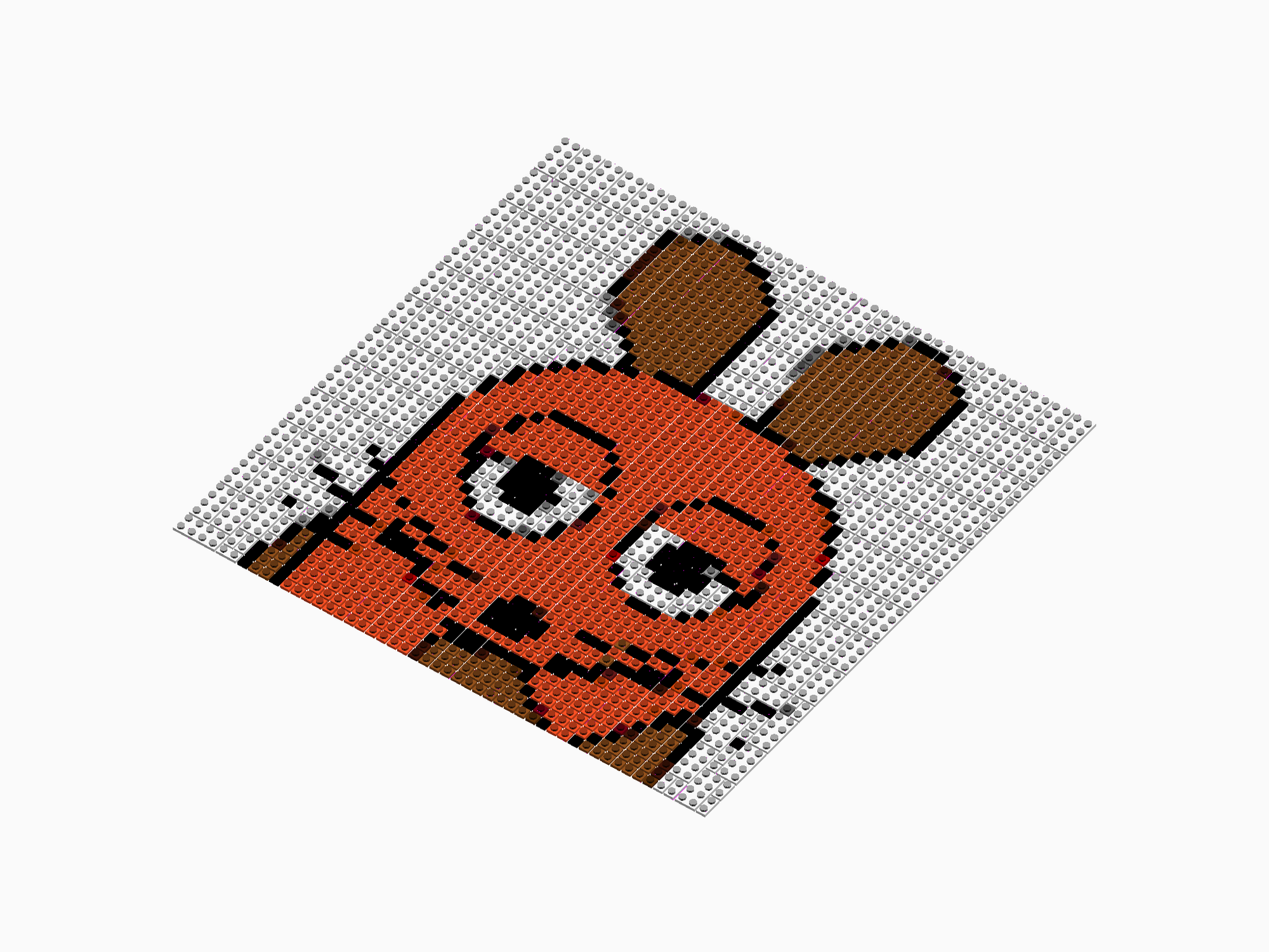 Custom Brick Mosaic