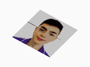 Custom Brick Mosaic
