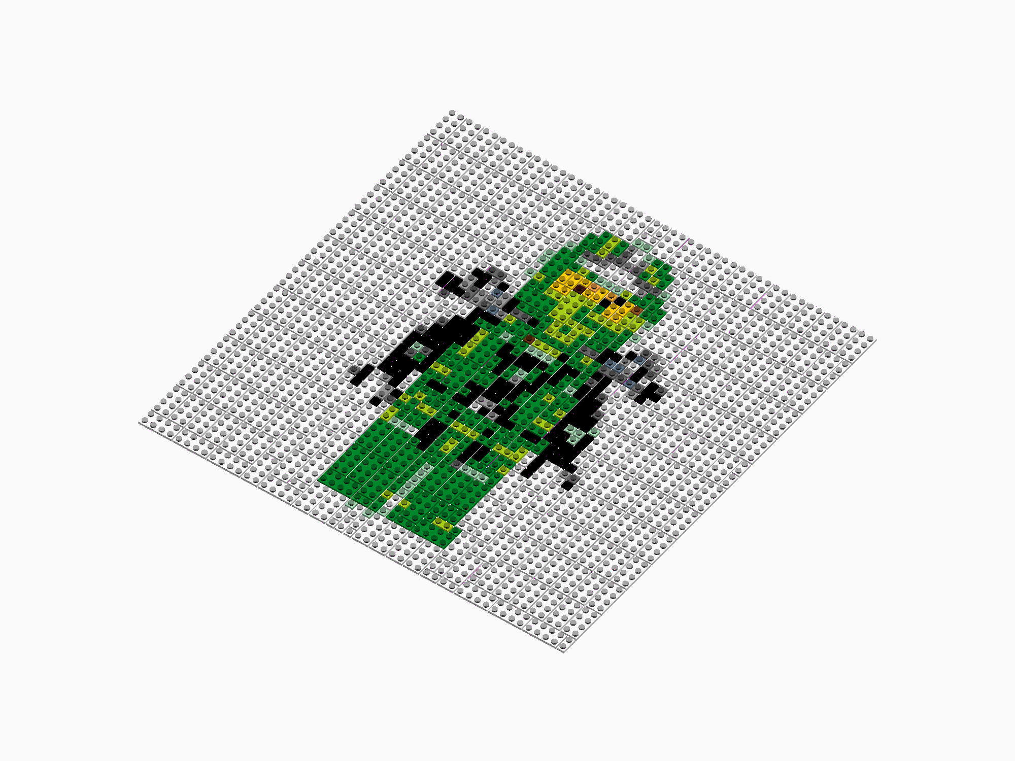 Custom Brick Mosaic