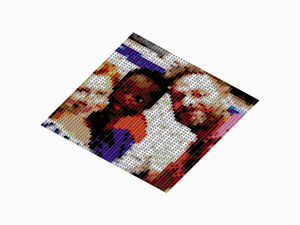 Custom Brick Mosaic