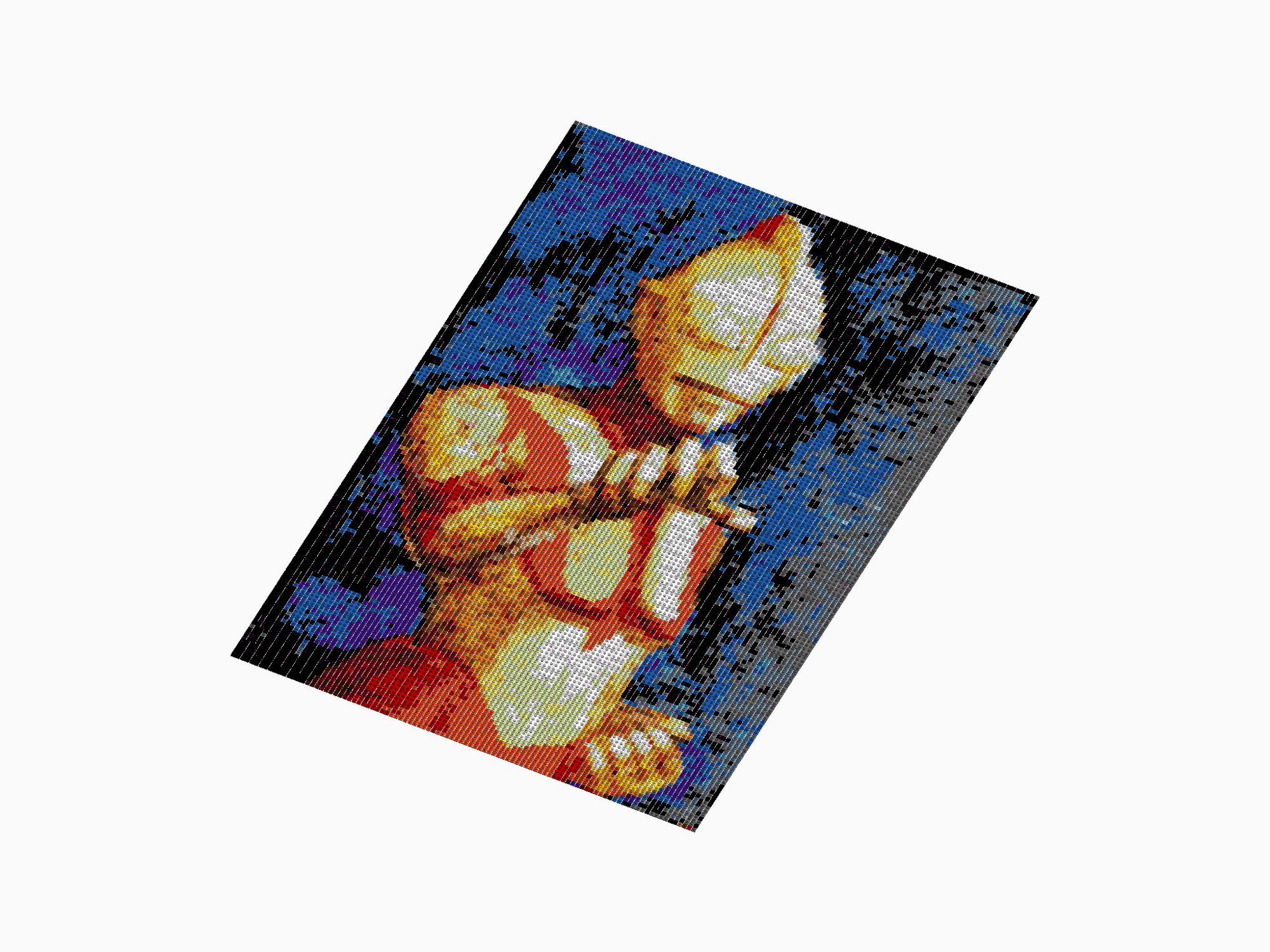Custom Brick Mosaic