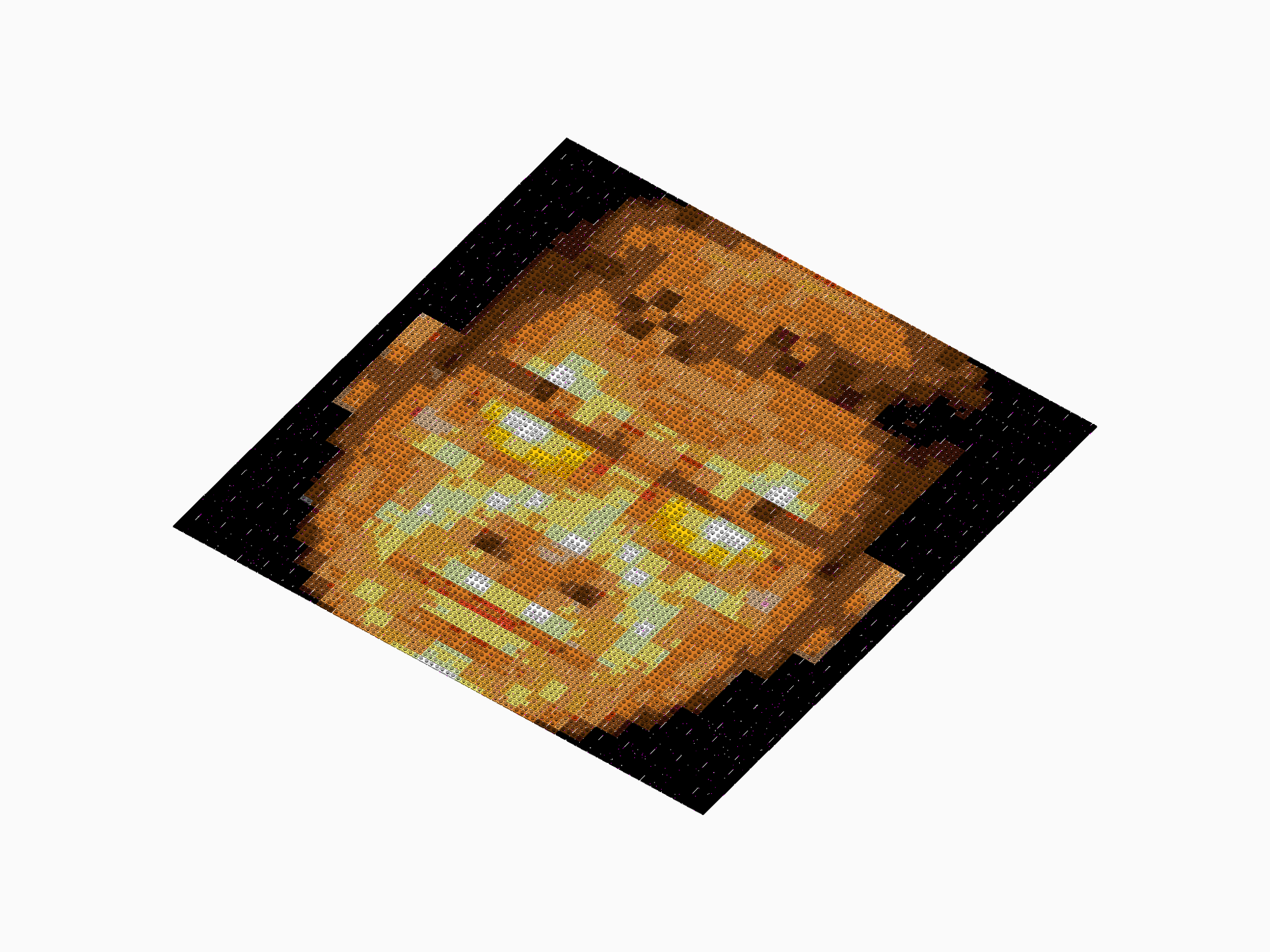 Custom Brick Mosaic
