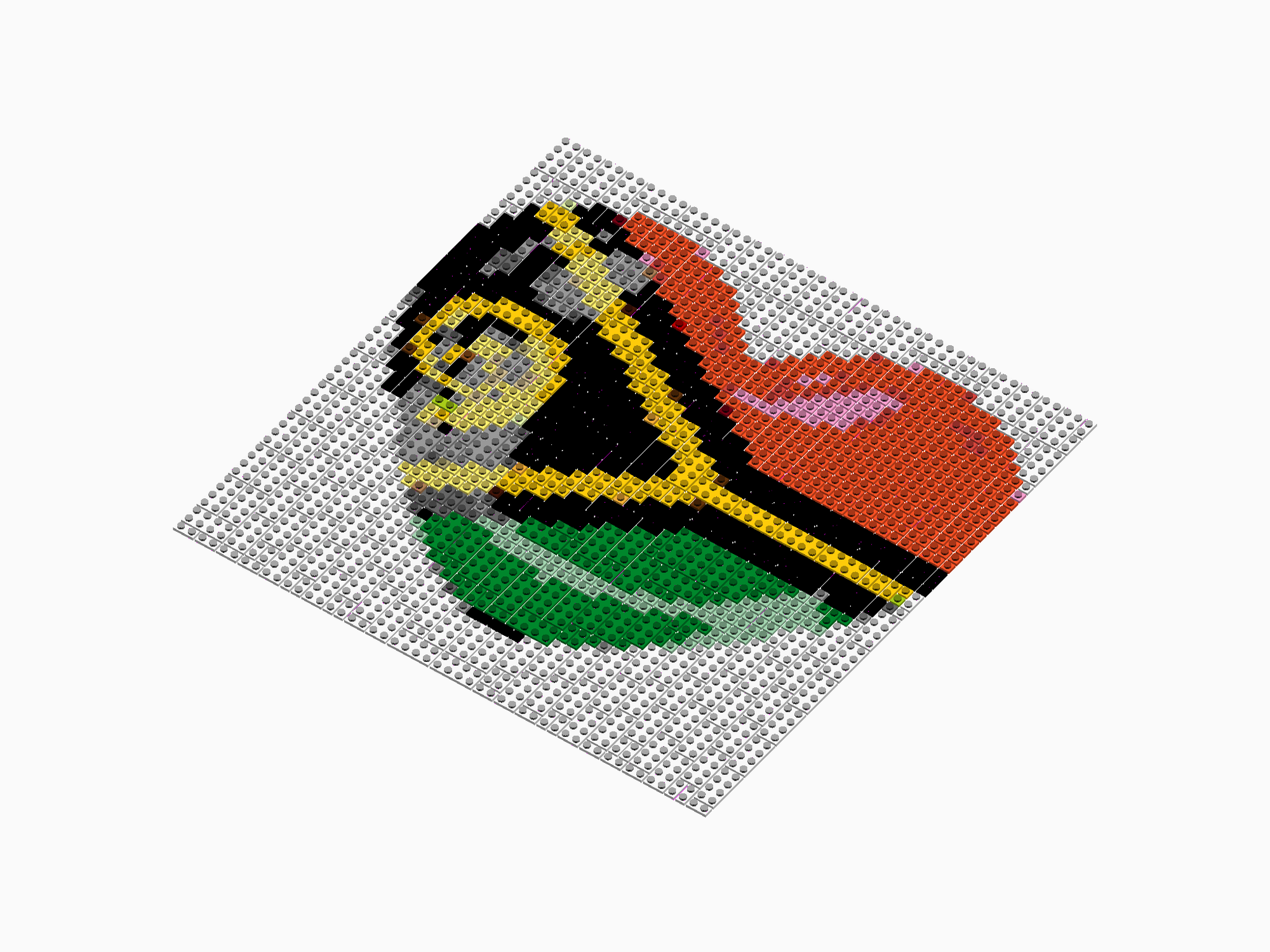 Custom Brick Mosaic